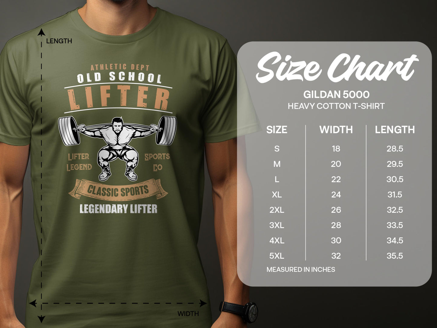 Old School Lifter Classic Sports Legendary Lifter T-Shirt product
