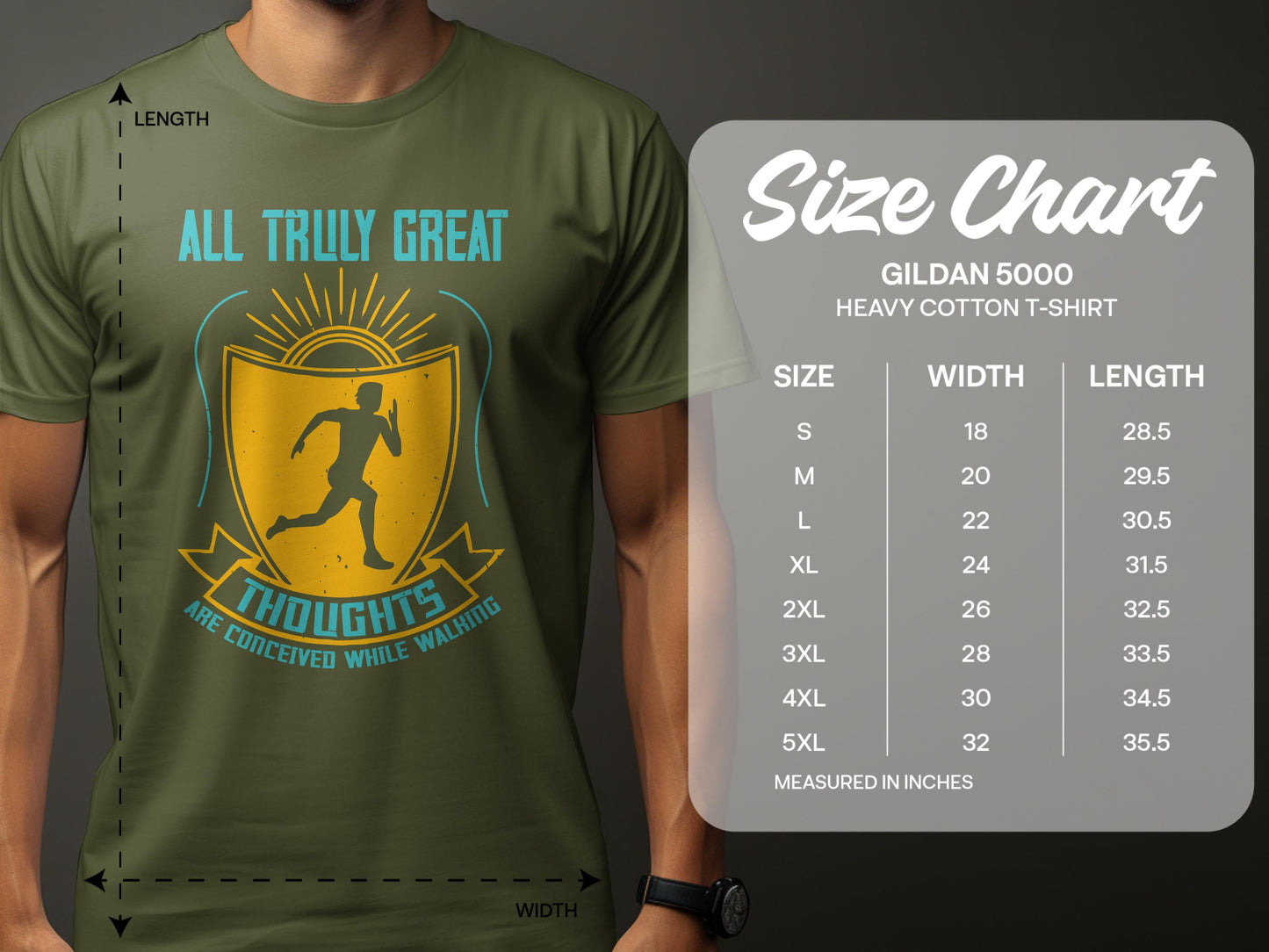 All Truly Great Thoughts Running T-Shirt product
