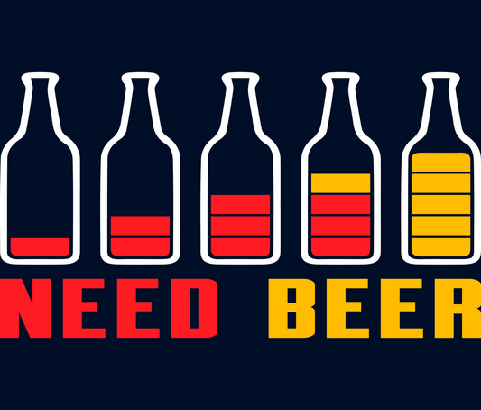Need Beer Graphic Tee Shirt Funny Drinking Product