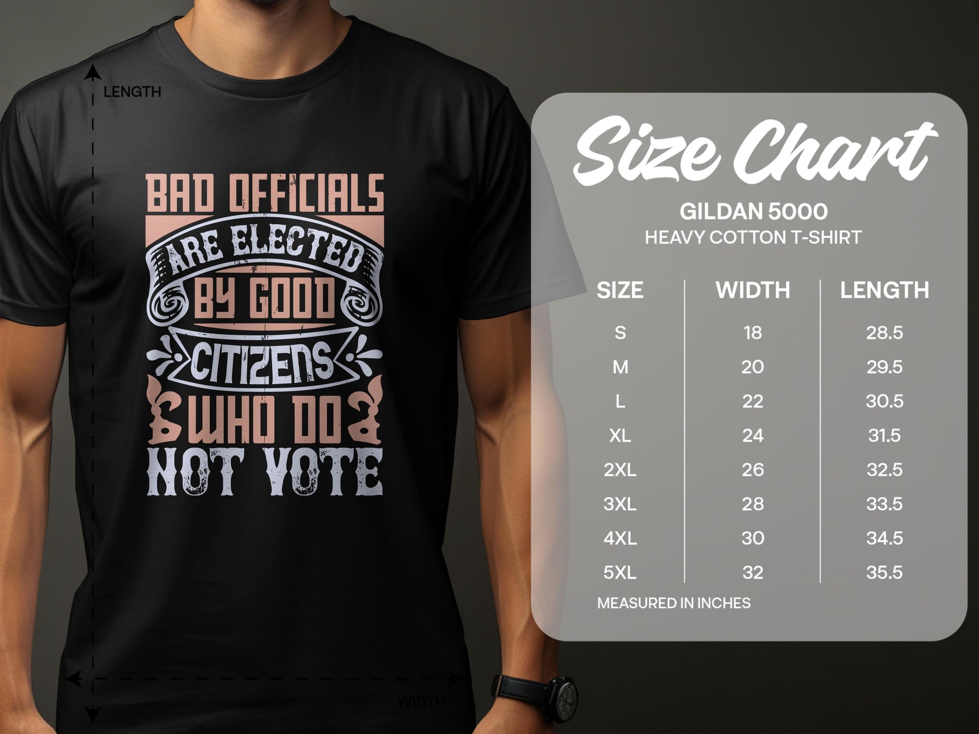 Bad Officials Are Elected By Good Citizens T-Shirt