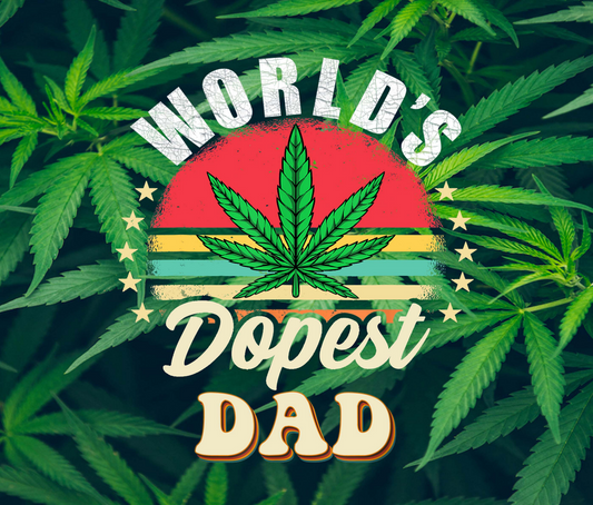 World's Dopest Dad Graphic Design Gift product