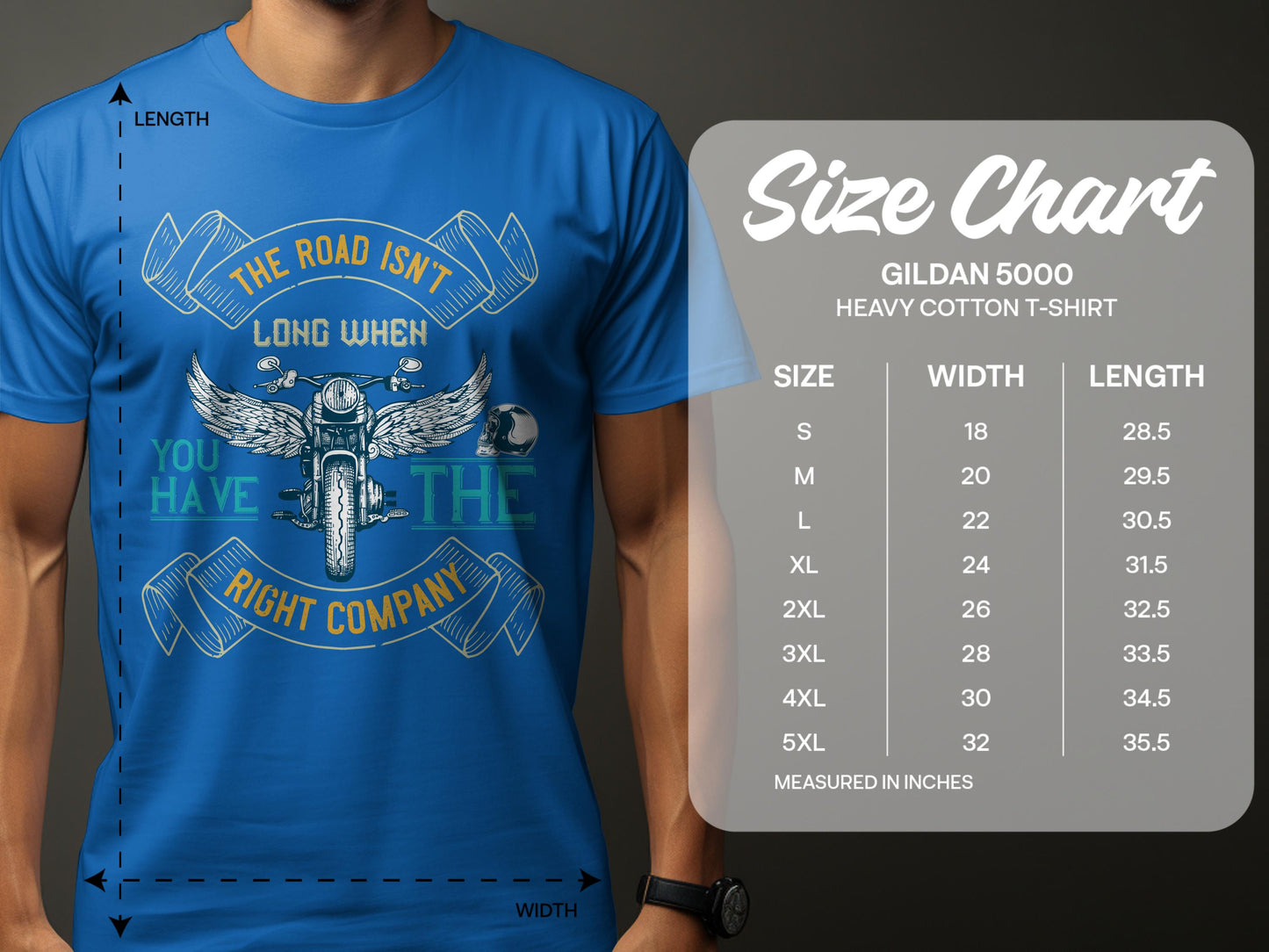 The Road Isn't Long With Right Company T-Shirt product type