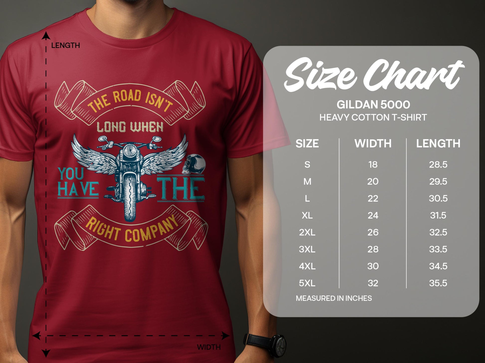 The Road Isn't Long When You Have The Right Company T-Shirt