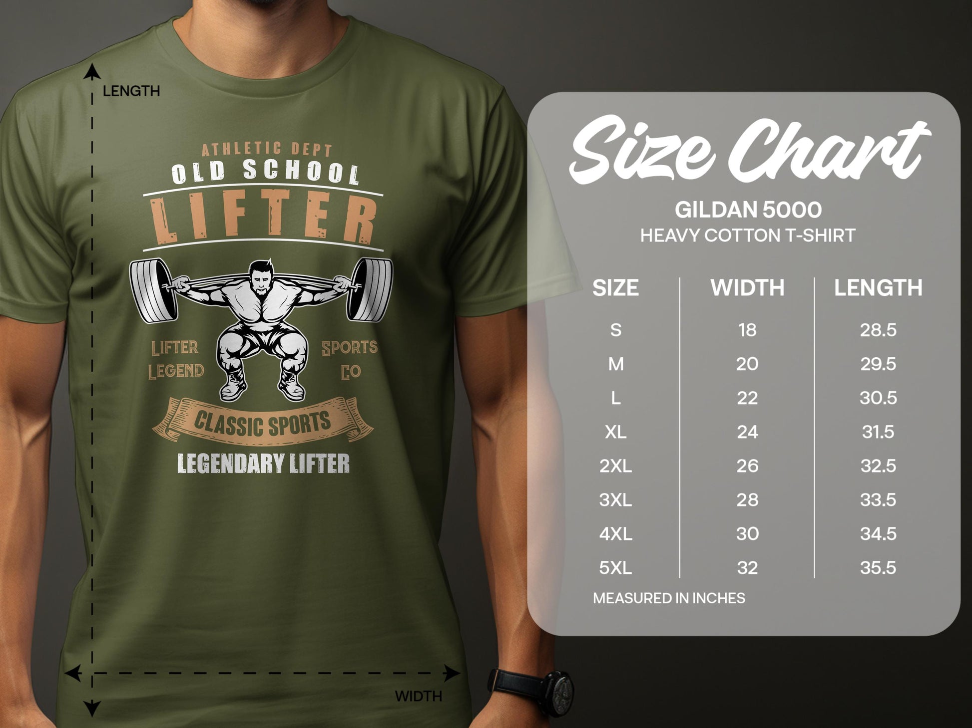 Old School Lifter Classic Sports Legendary Lifter T-Shirt product