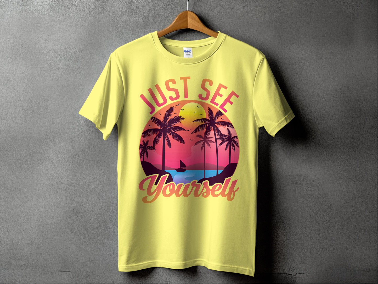 Just See Yourself Sunset Graphic T-Shirt product type