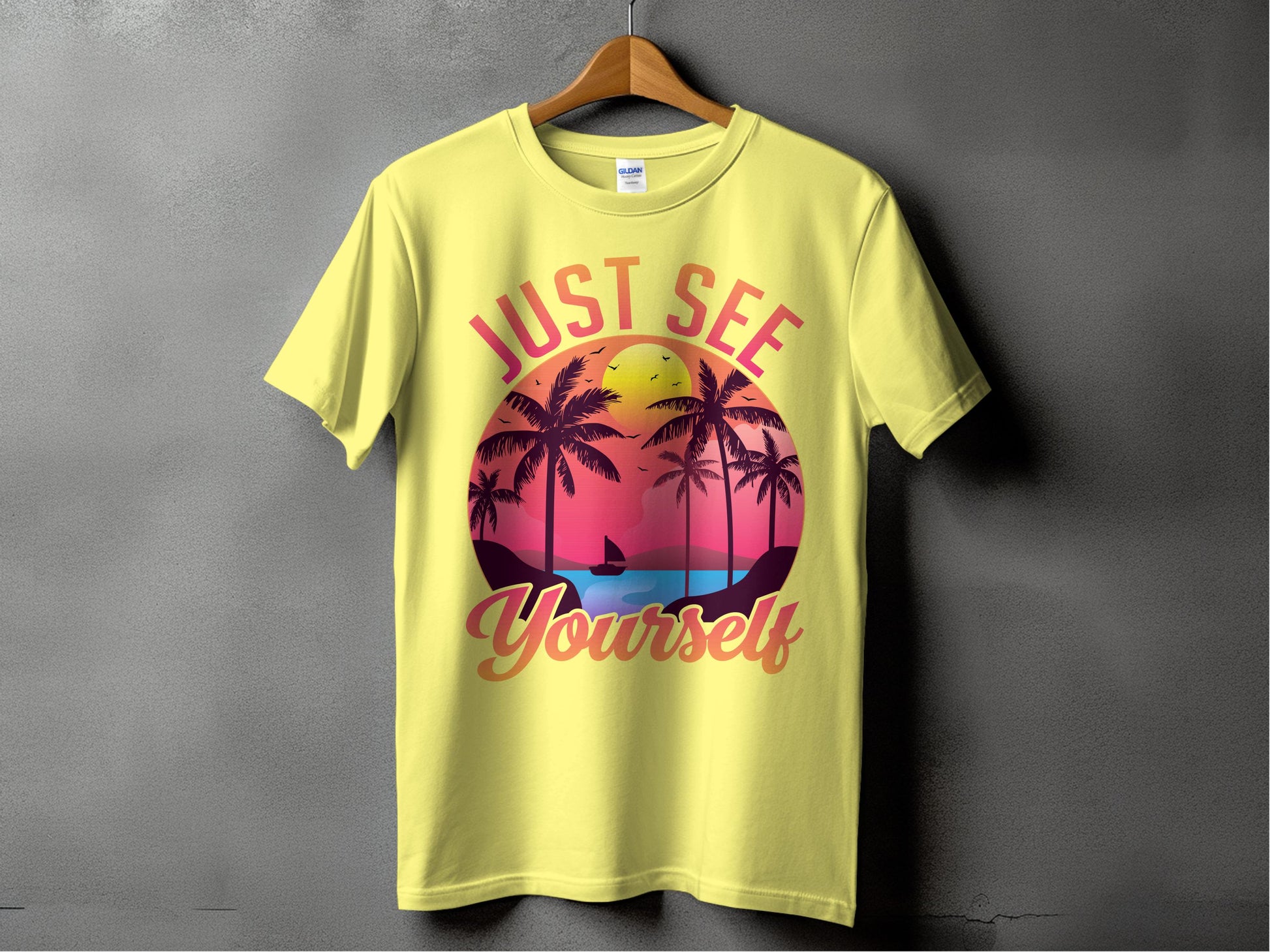 Just See Yourself Sunset Graphic T-Shirt product type
