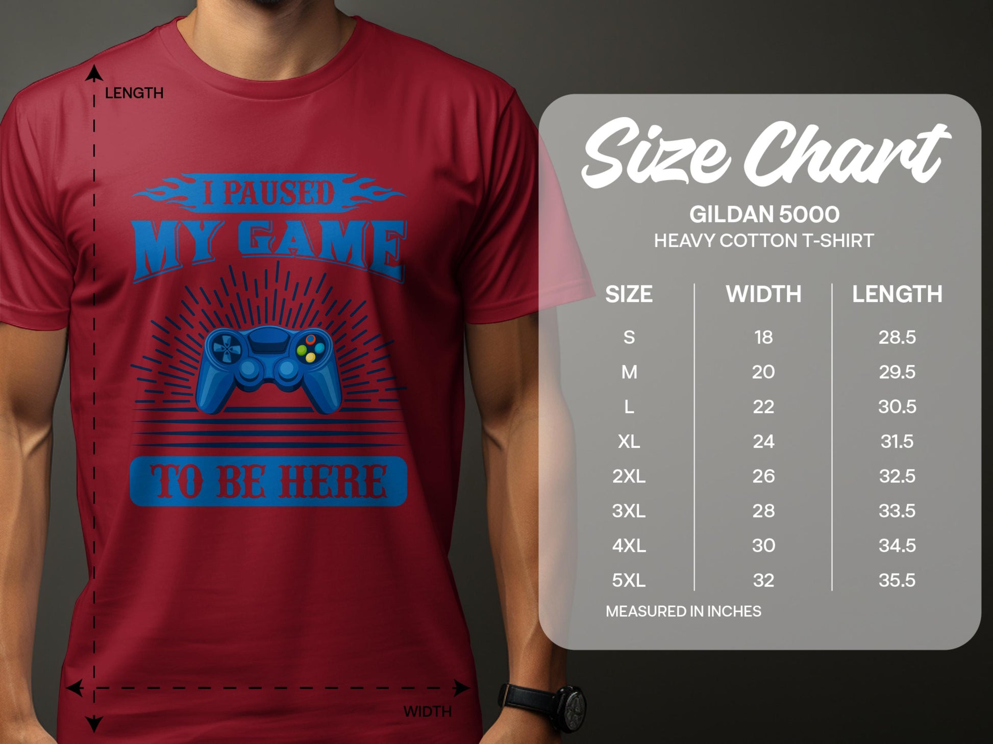 I Paused My Game To Be Here Graphic T-Shirt product type