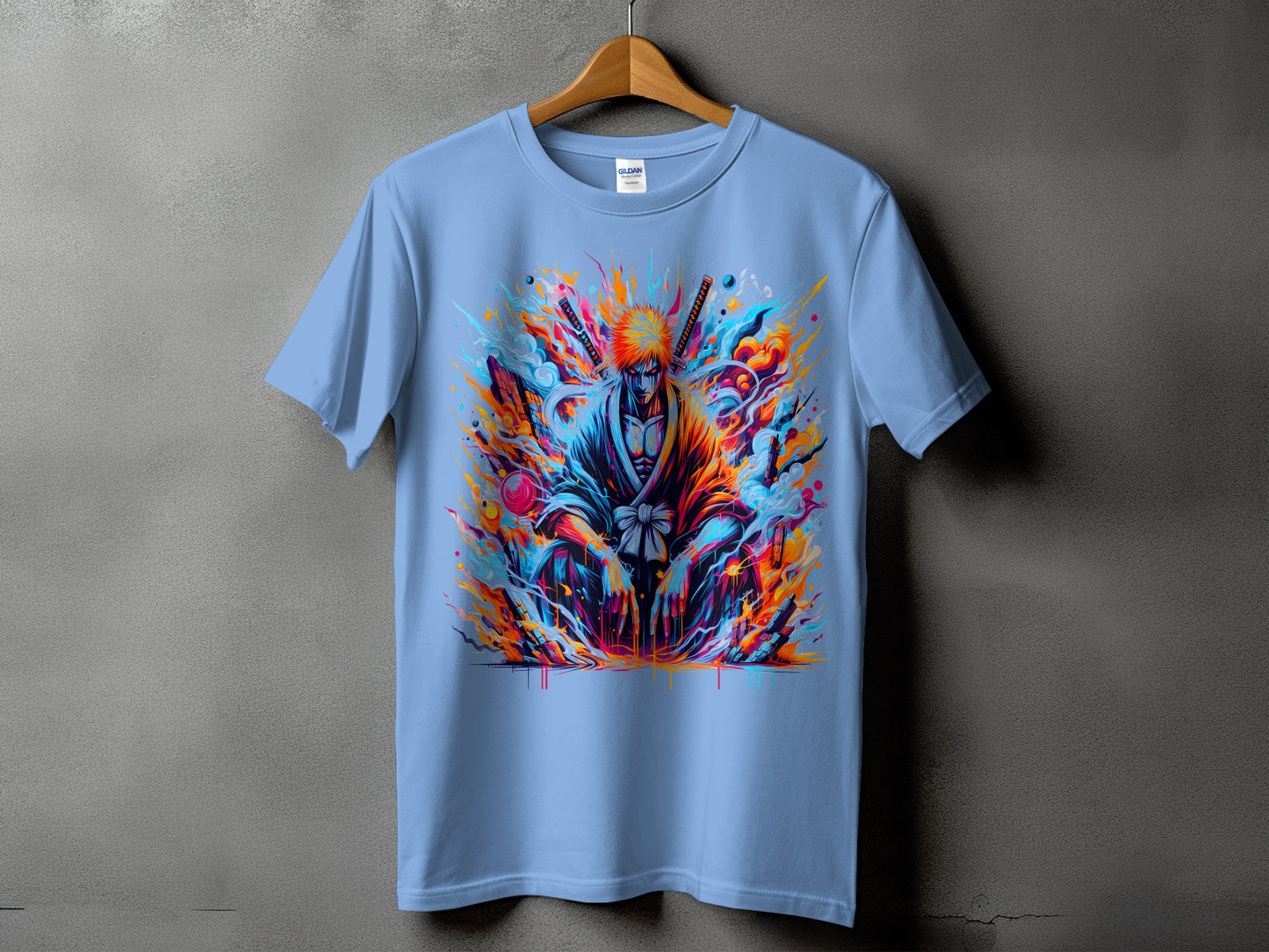 Vibrant Anime Design Graphic Tee Perfect Casual T-shirt
