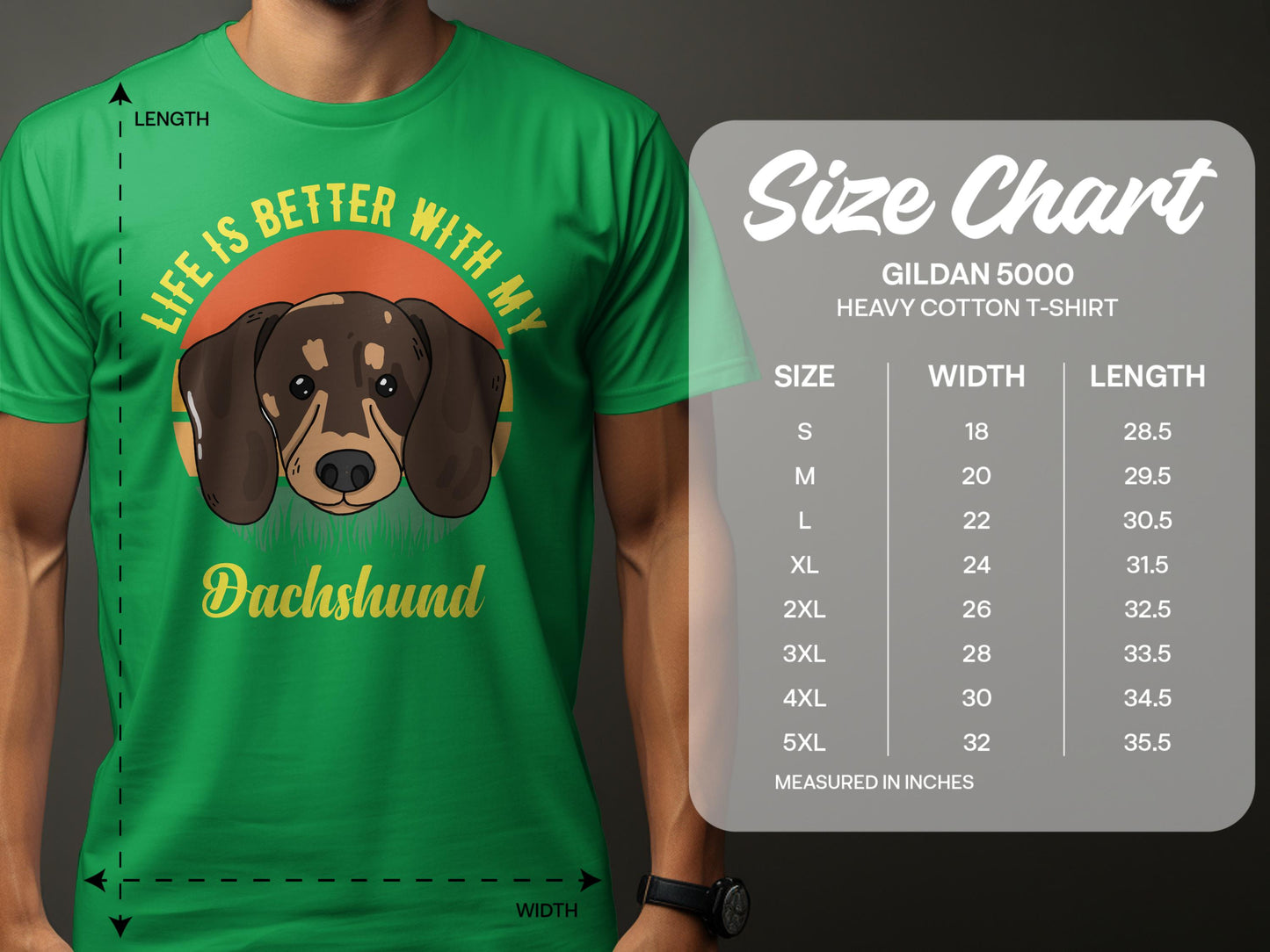 Life Is Better With My Dachshund T-Shirt product type
