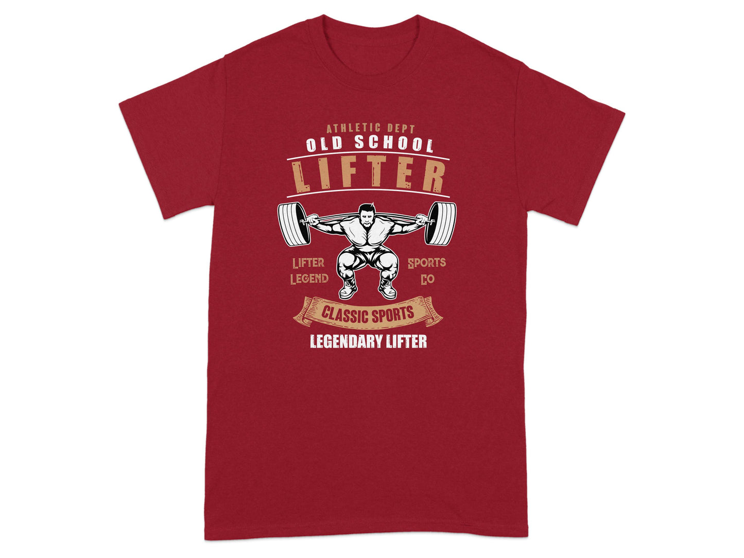 Athletic Dept Old School Lifter Red Classic Sports product