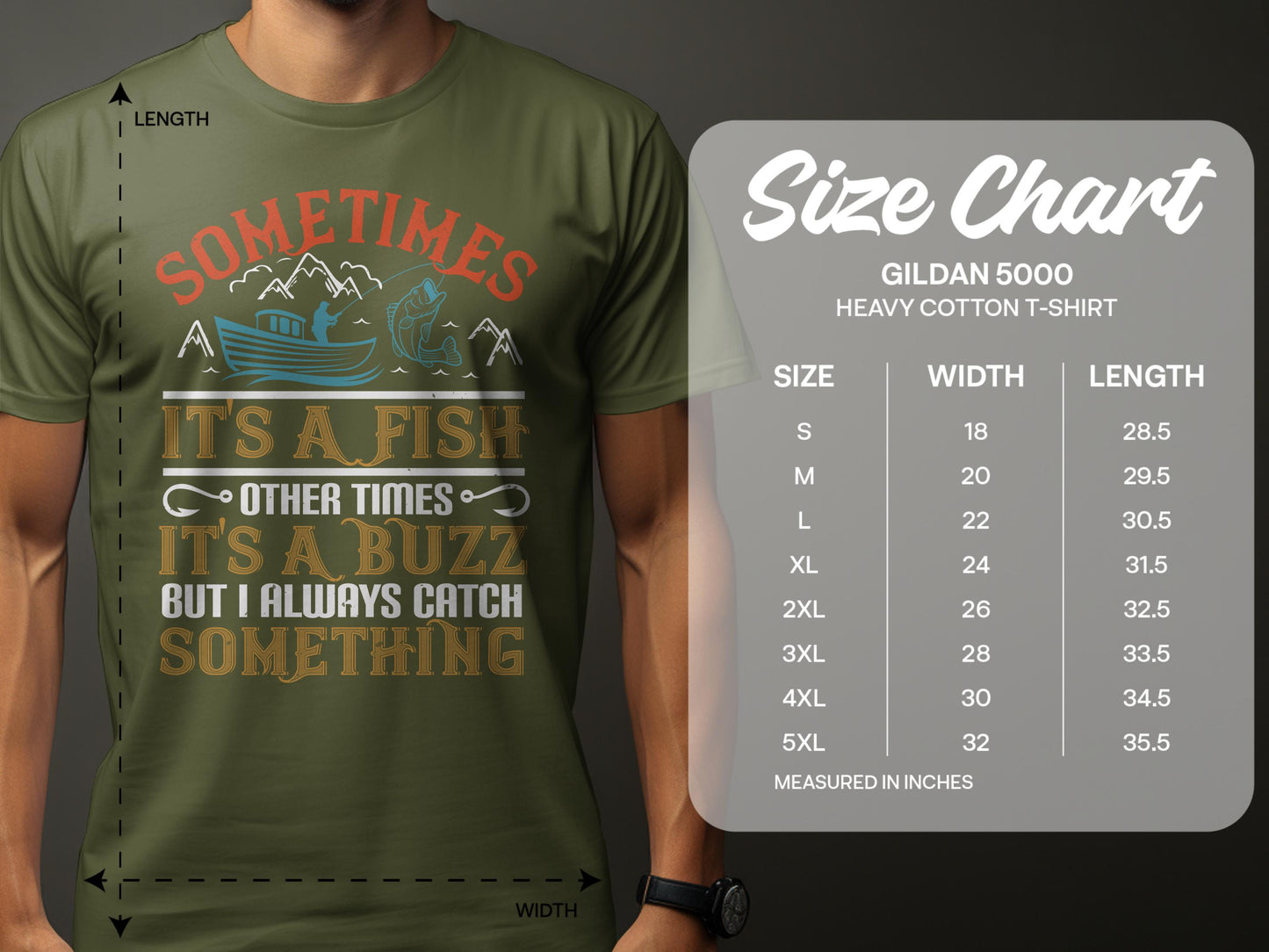 Sometimes It's a Fish Sometimes Buzz T-Shirt product