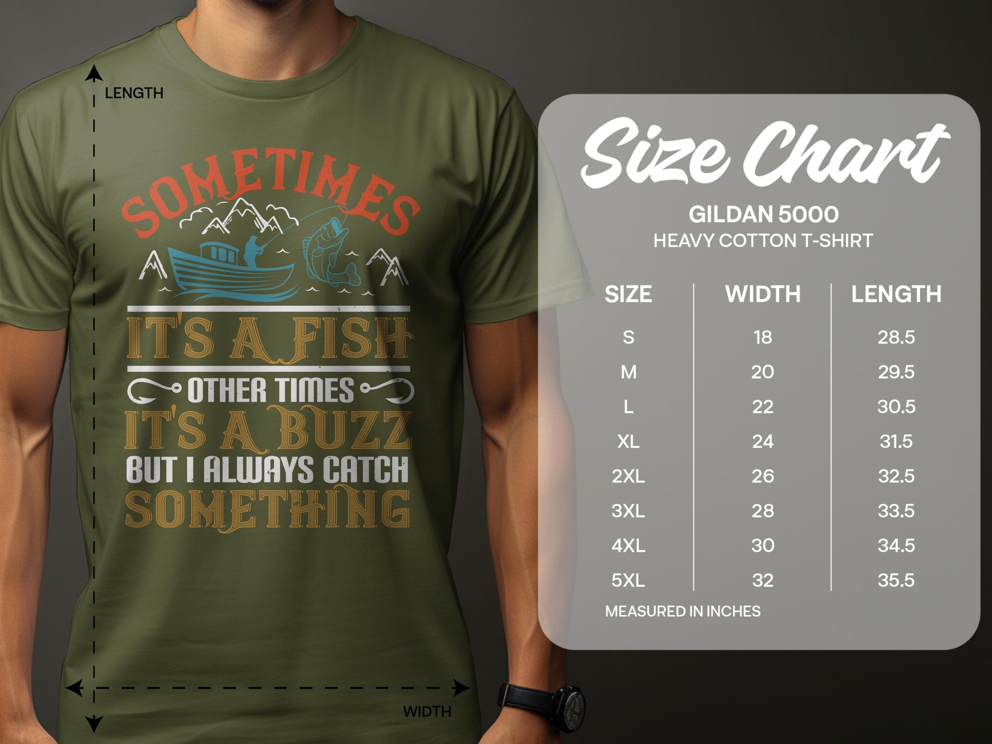 Sometimes It's a Fish Sometimes Buzz T-Shirt product