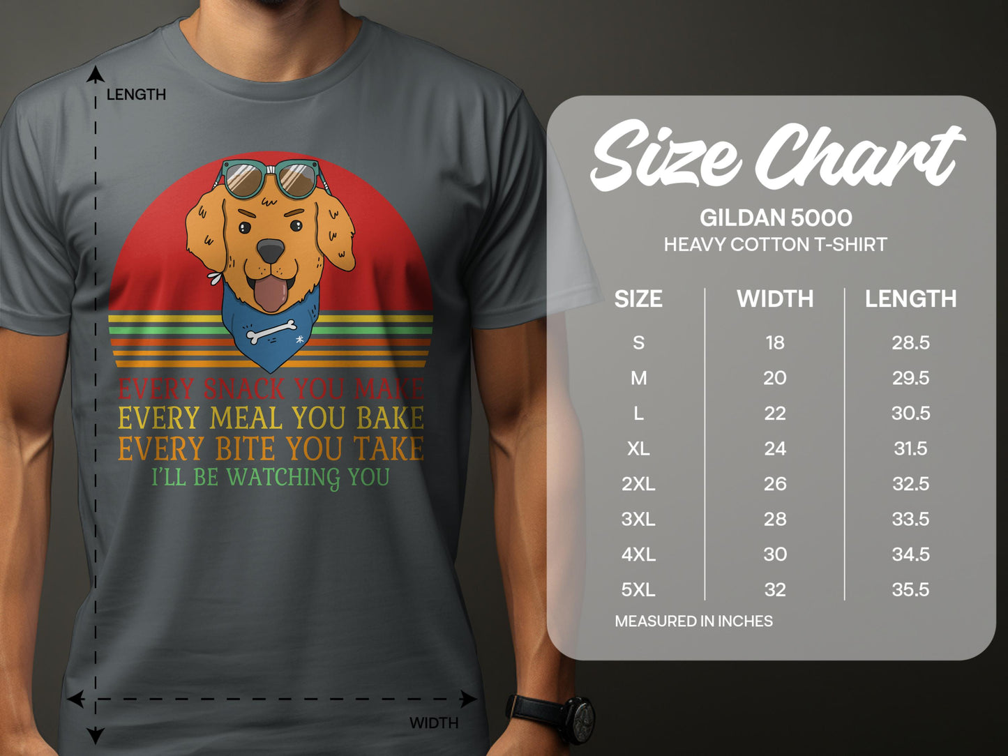 Every Snack You Make I'll Be Watching You T-shirt