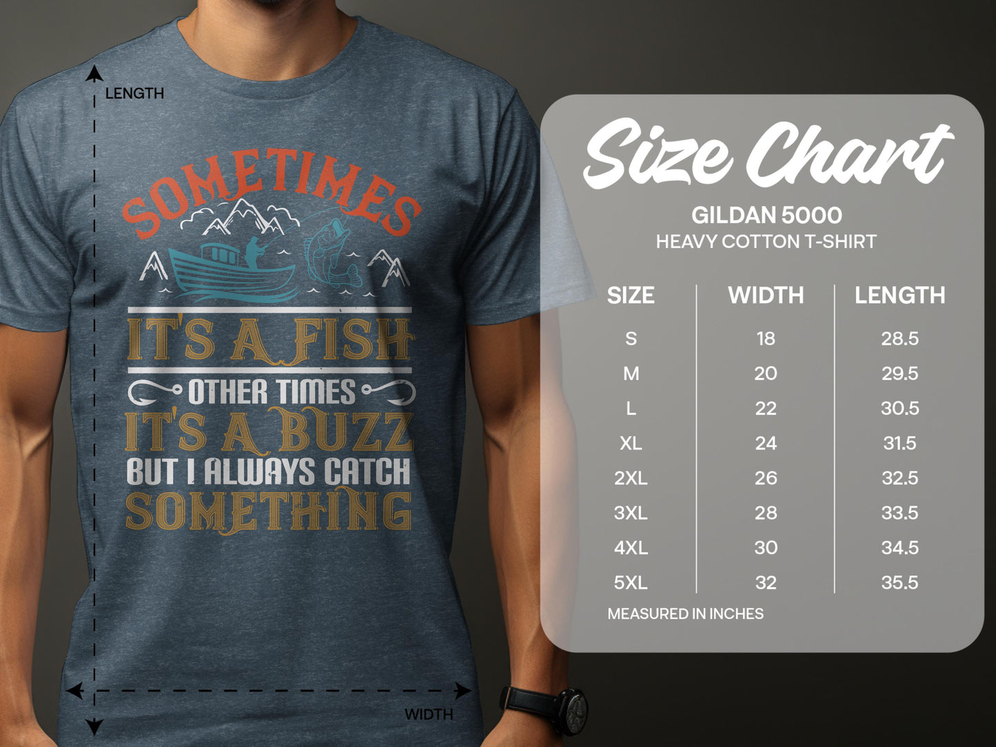 Sometimes It's a Fish Catch Something T-shirt