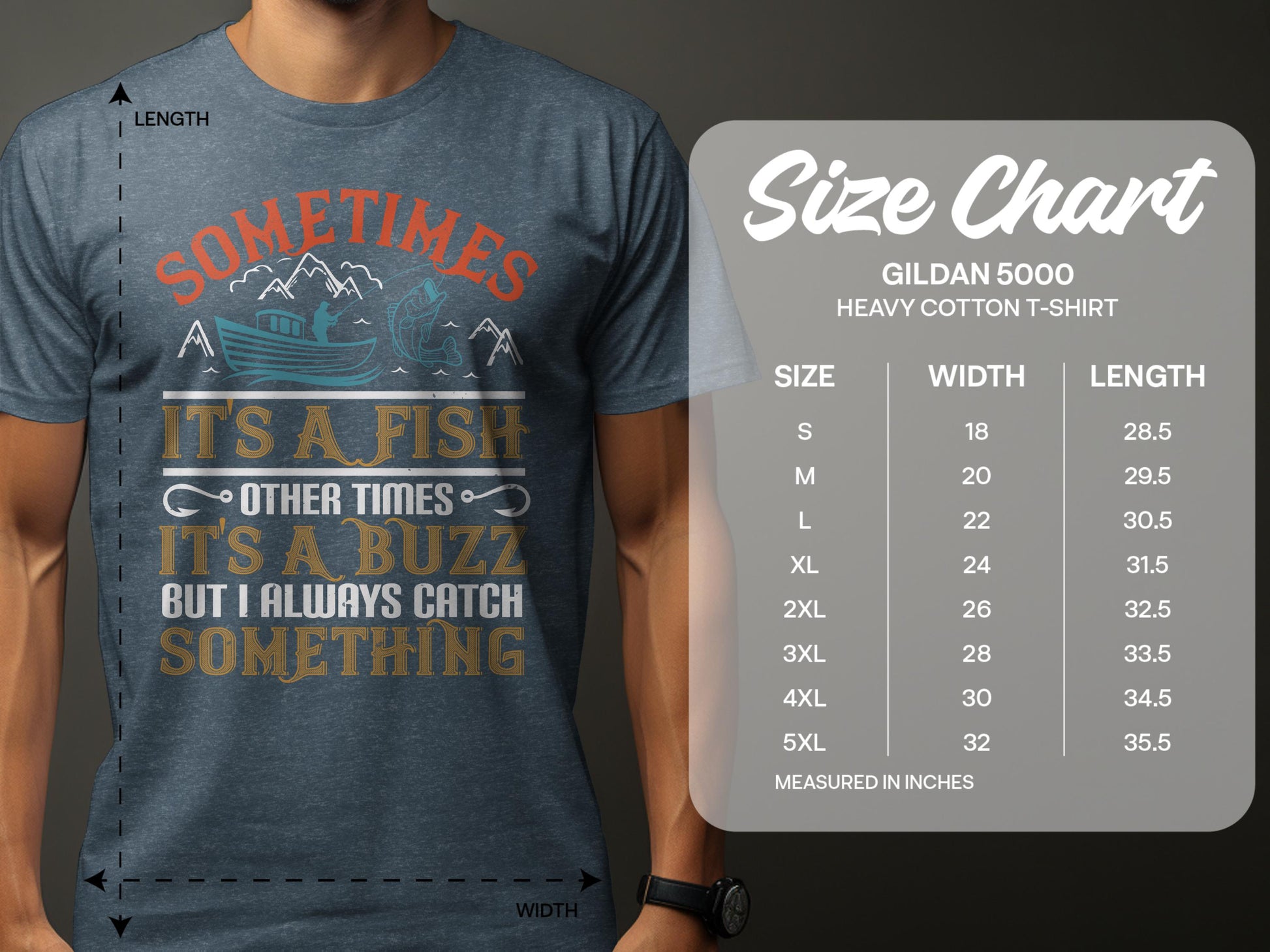 Sometimes It's a Fish Catch Something T-shirt
