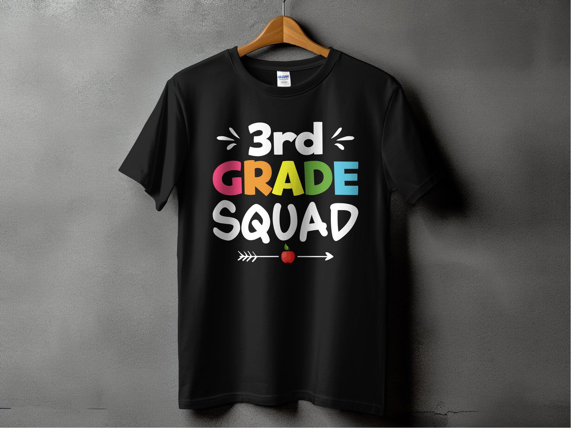 Colorful 3rd Grade Squad Design T-shirt product