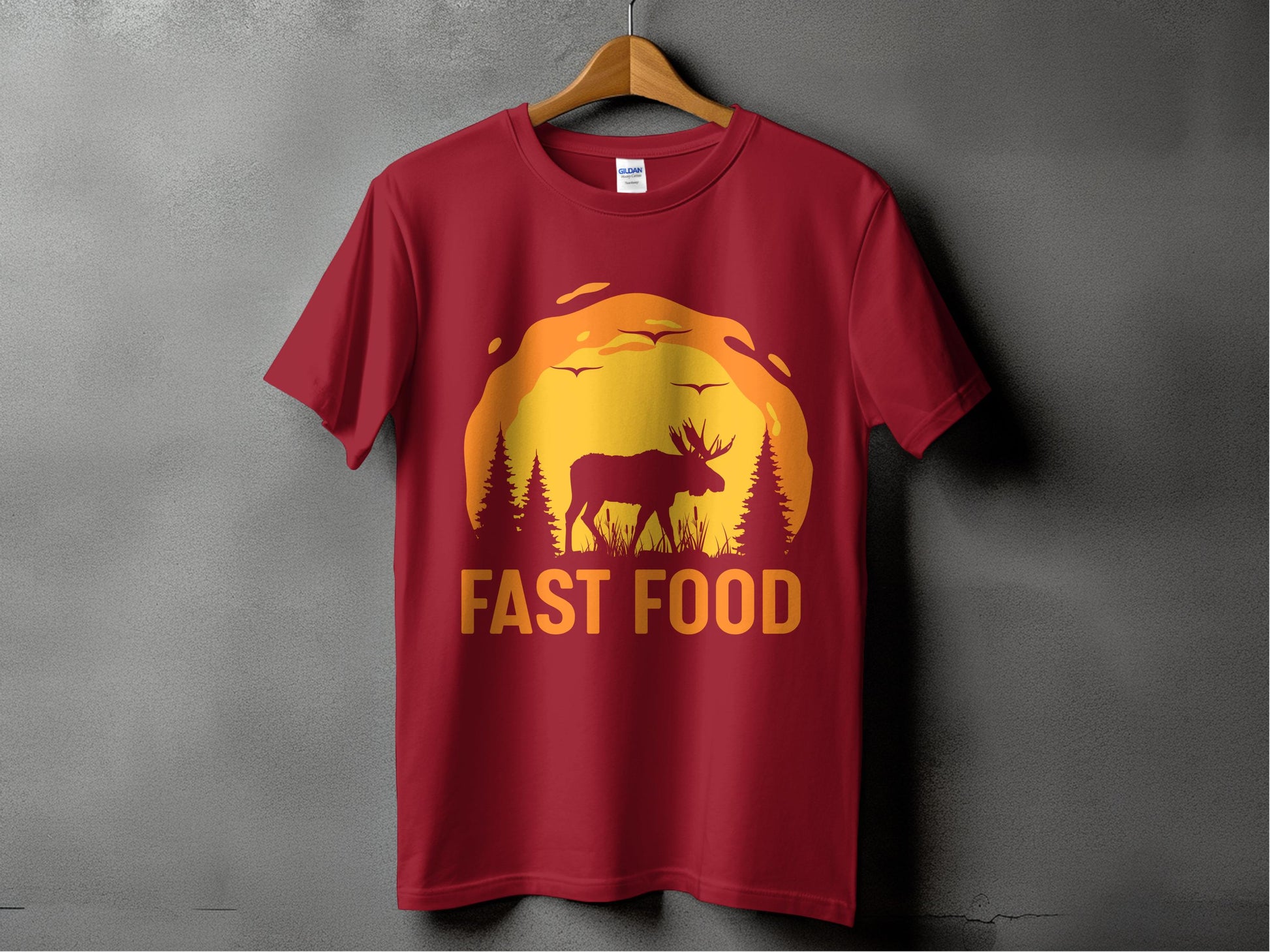 Fast Food Graphic Tee with Moose Design product