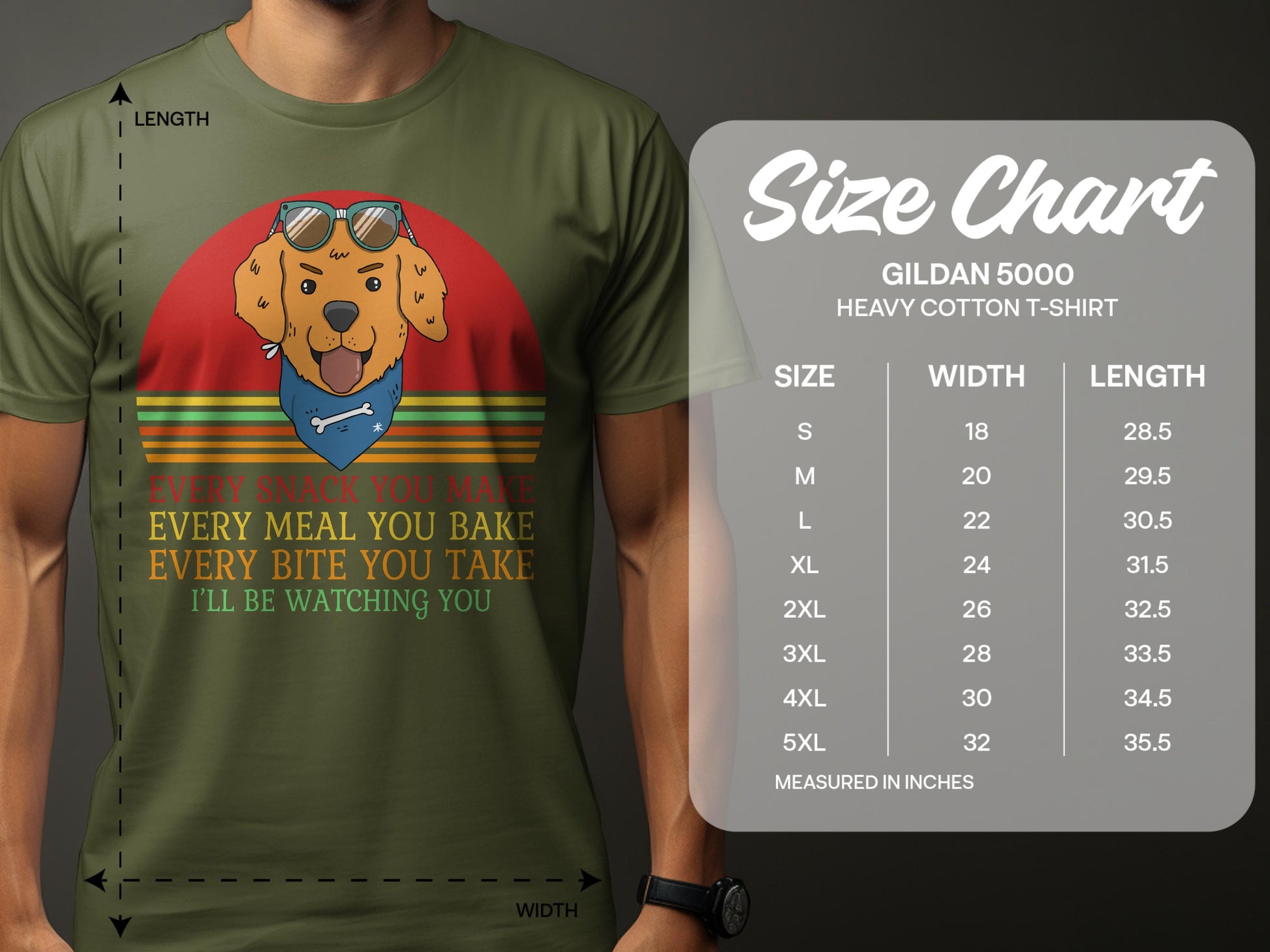 Funny Dog Watching You Eating T-Shirt for Dog Lovers product