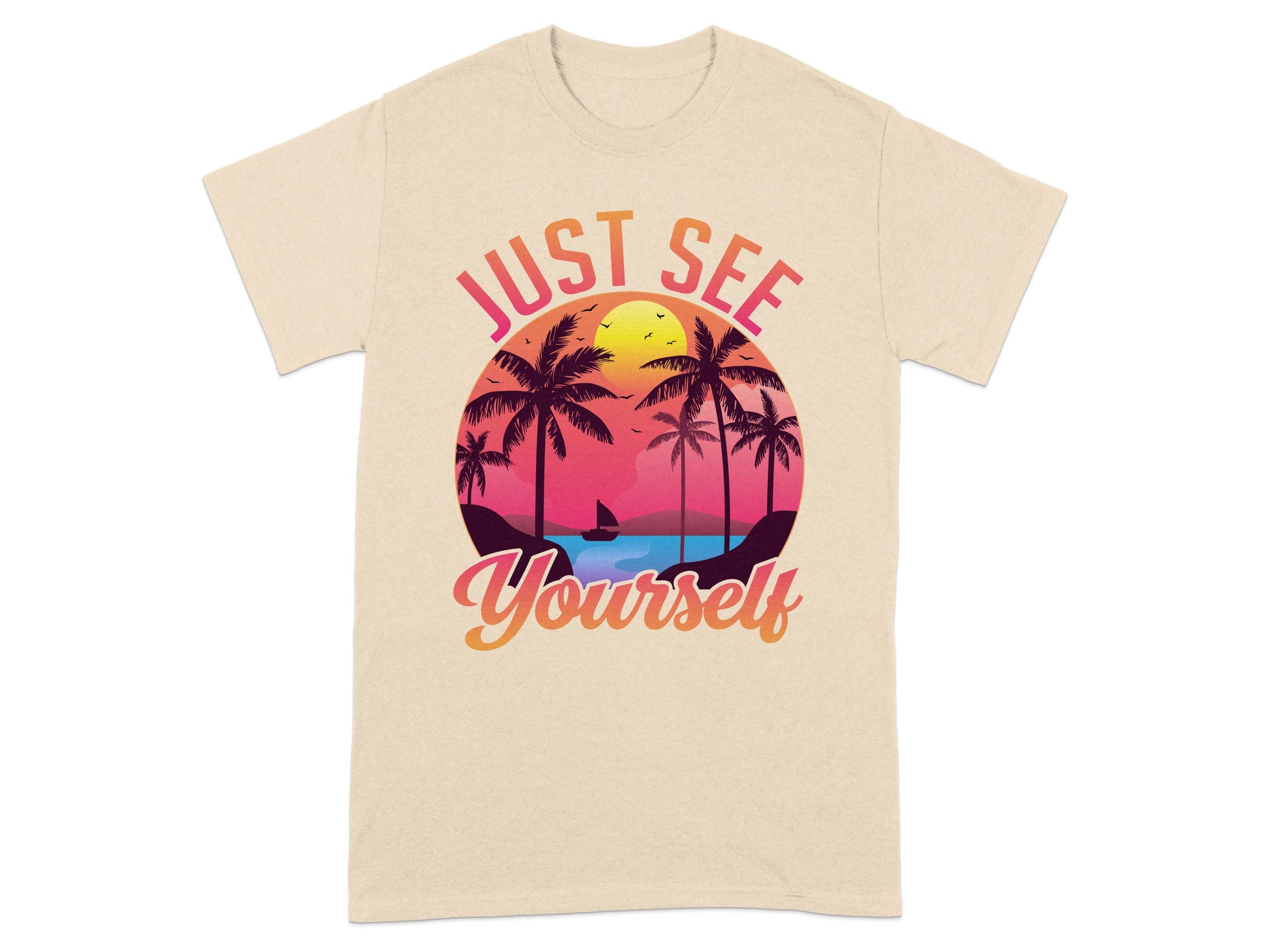 Just See Yourself Sunset Graphic Tee product