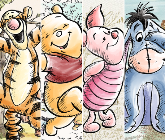 Adorable Animated Characters Vinyl Sticker Product