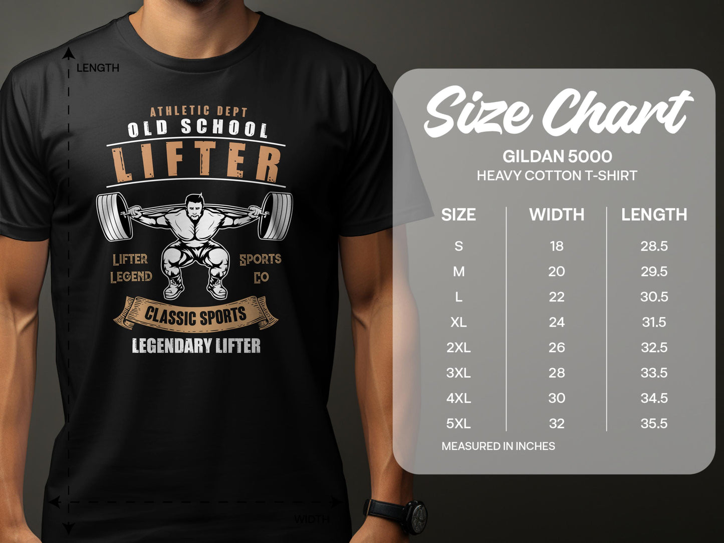 Athletic Dept Old School Lifter Classic Sports T-Shirt product