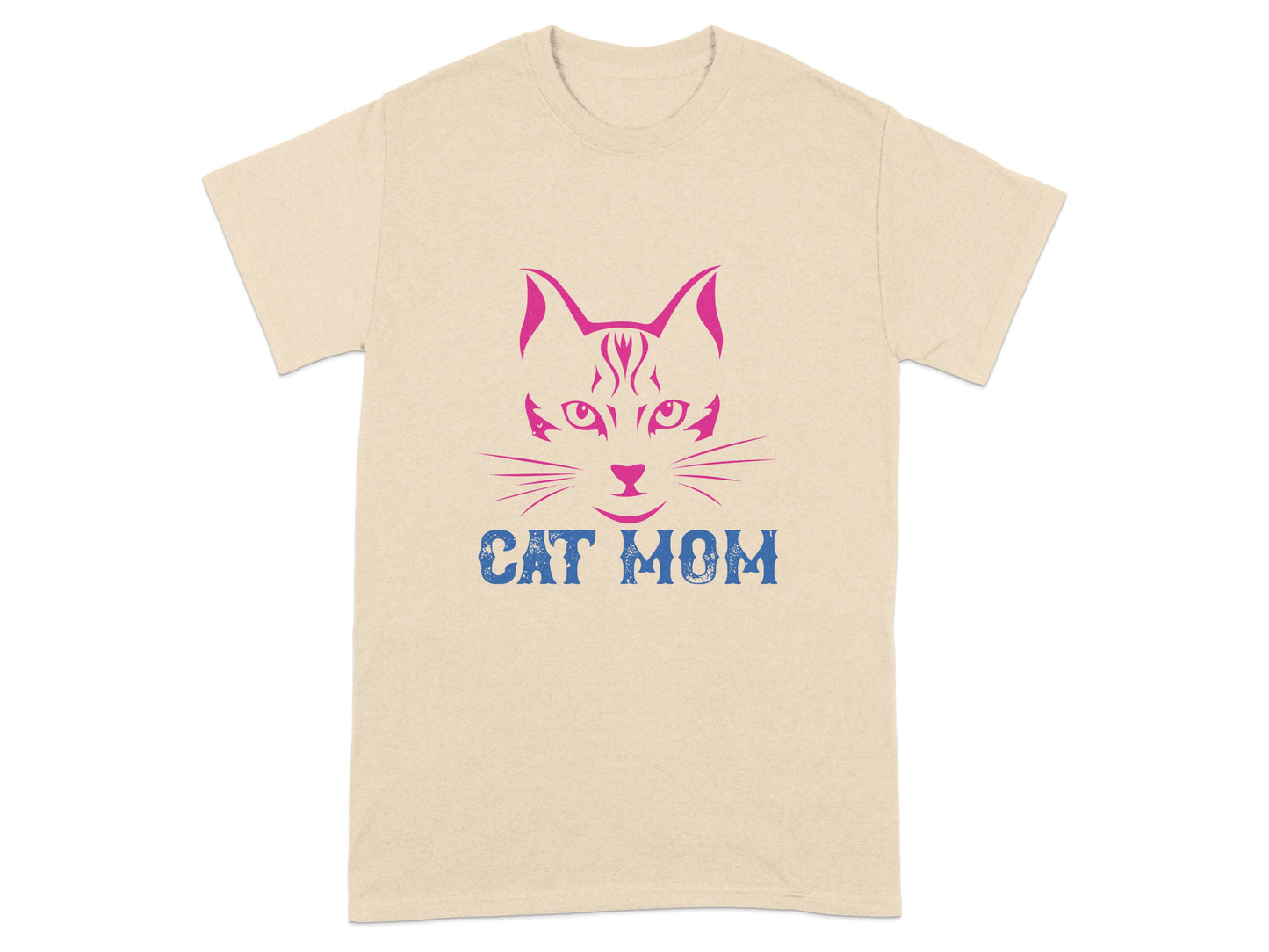 Cat Mom Graphic Printed Casual Tee product