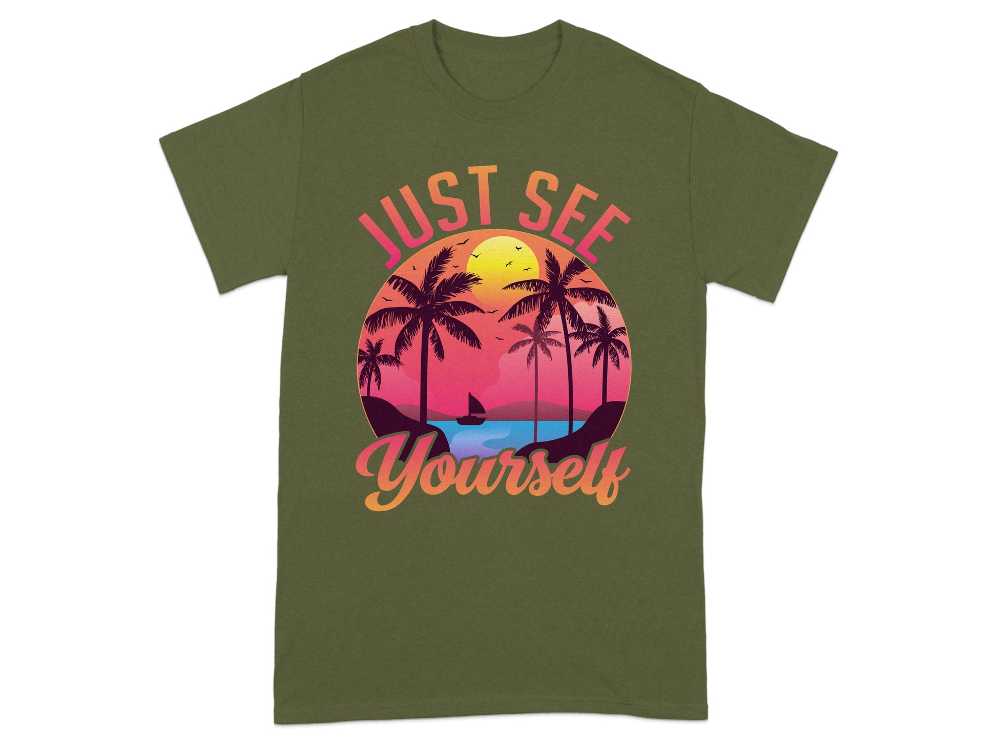 Just See Yourself Graphic T-Shirt Unisex Outdoor Wear product type