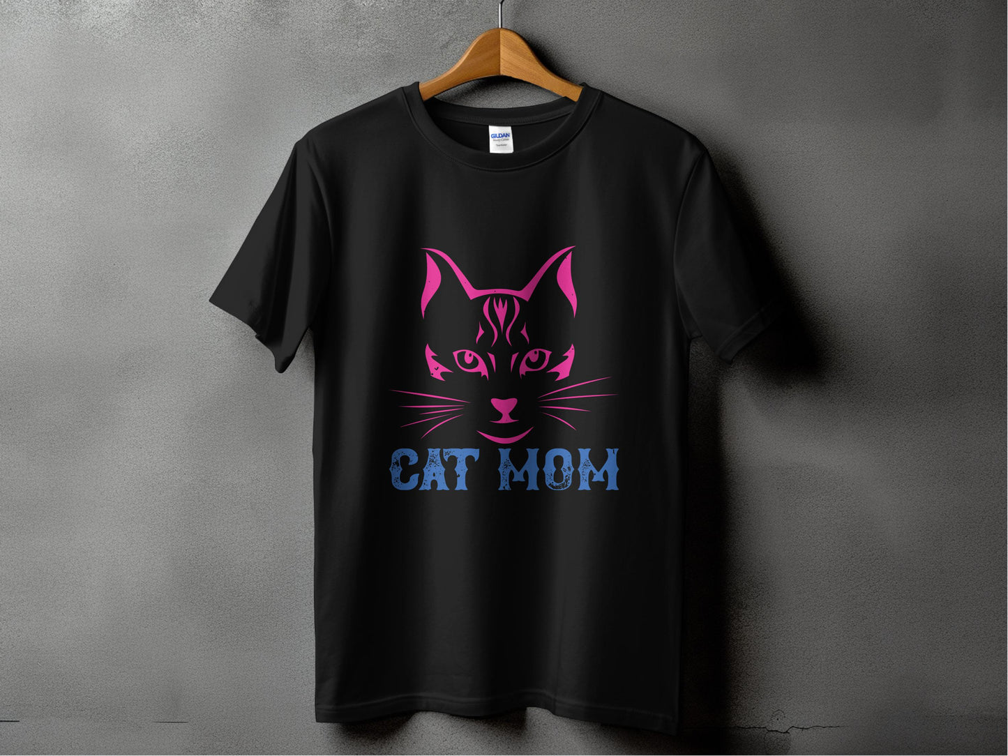 Cat Mom Graphic Design T-Shirt Product