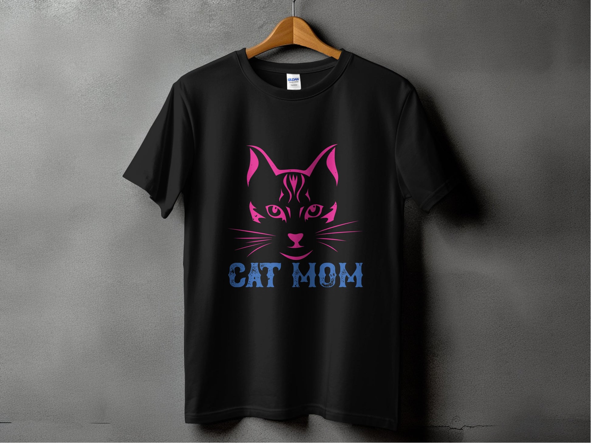 Cat Mom Graphic Design T-Shirt Product