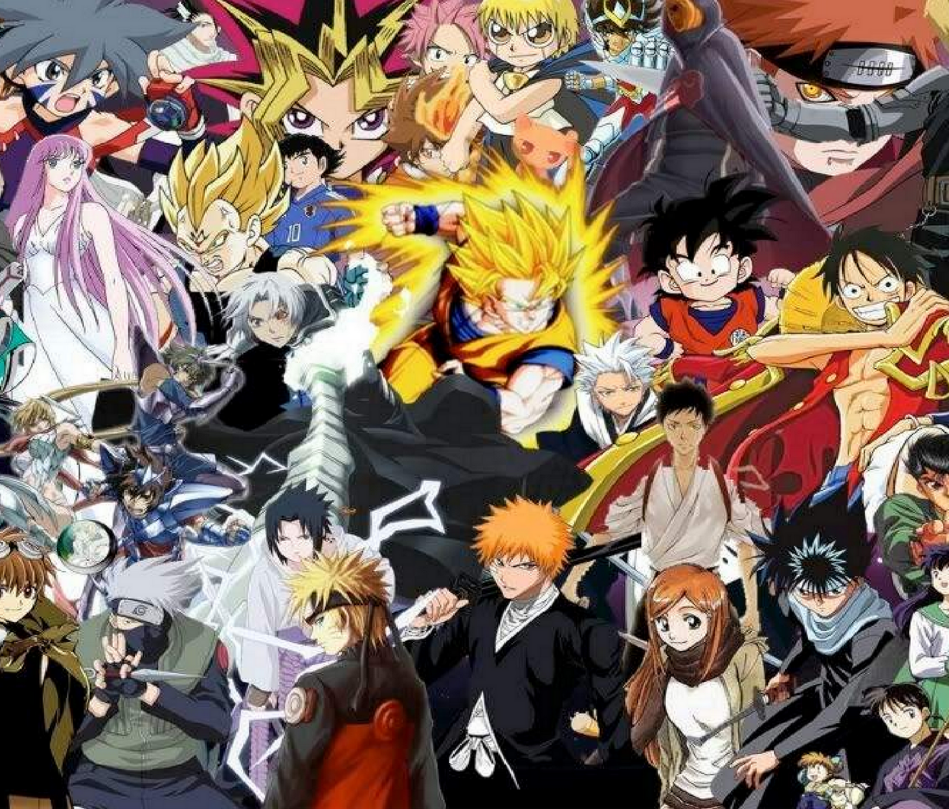 Popular Multi Anime Character Collage product