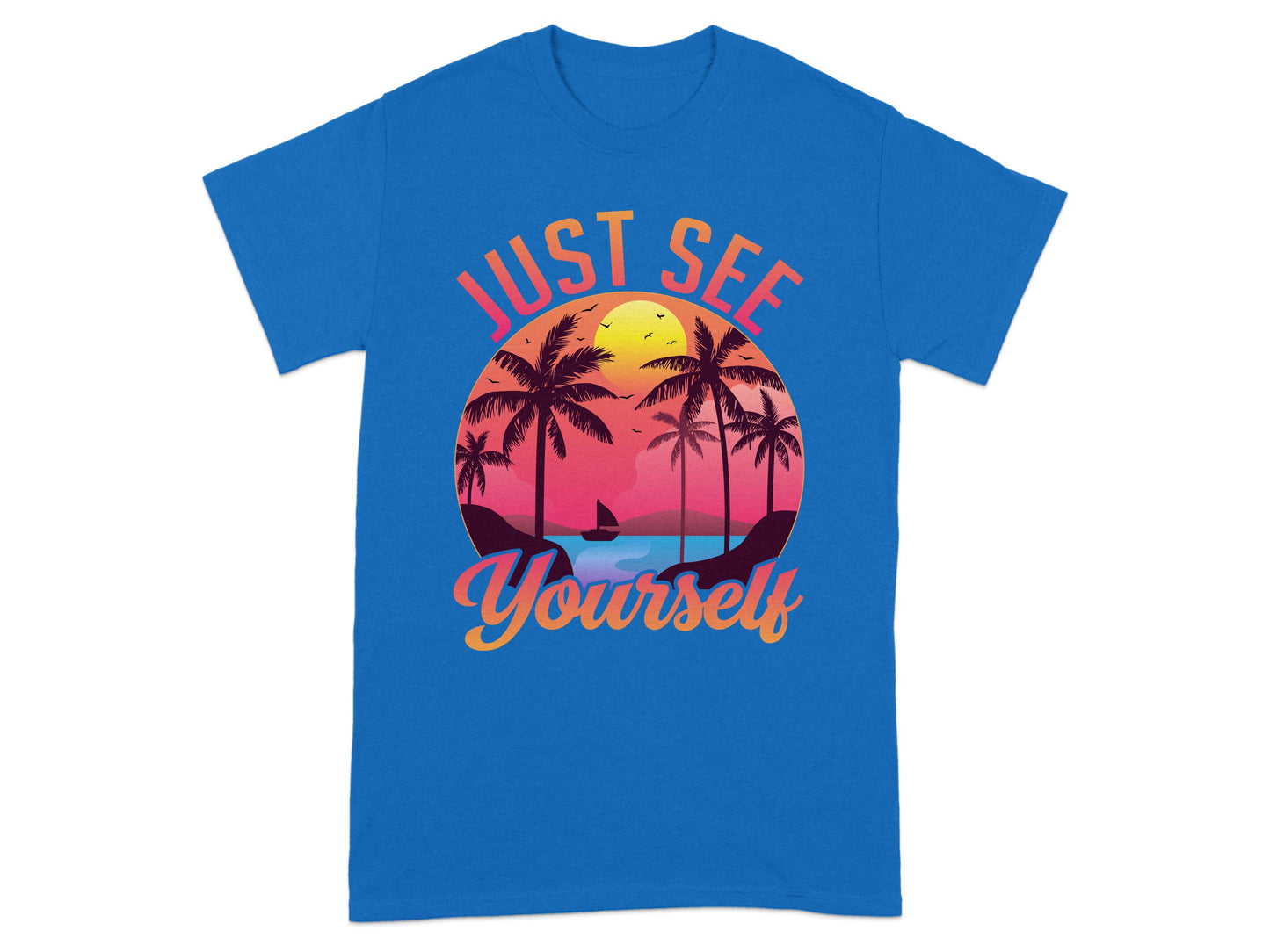 Just See Yourself Sunset Graphic T-Shirt product