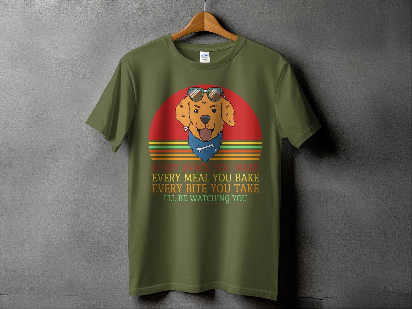 Funny Dog Watching You Design T-Shirt product