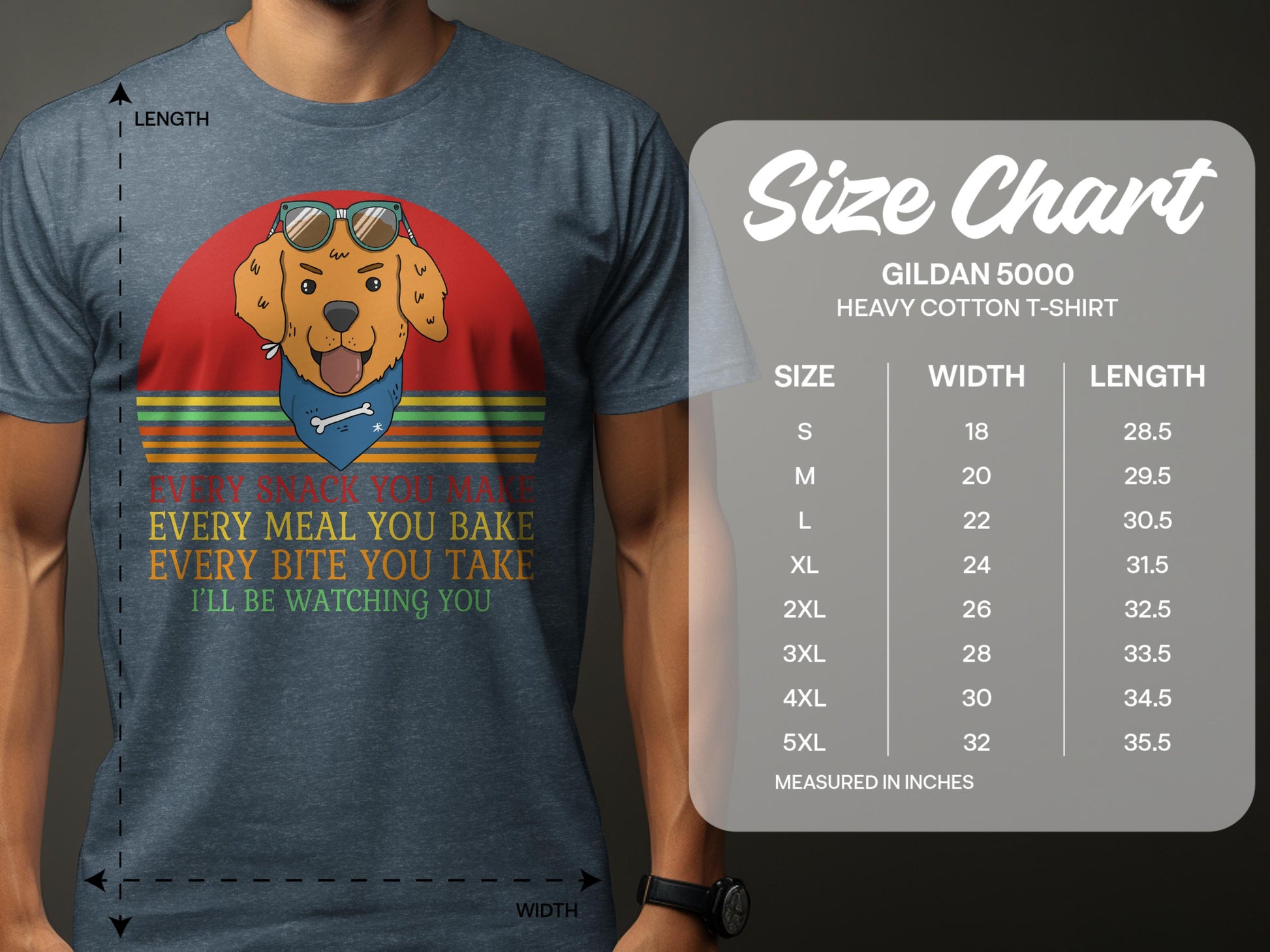 Funny Dog Every Bite You Take Graphic T-Shirt product