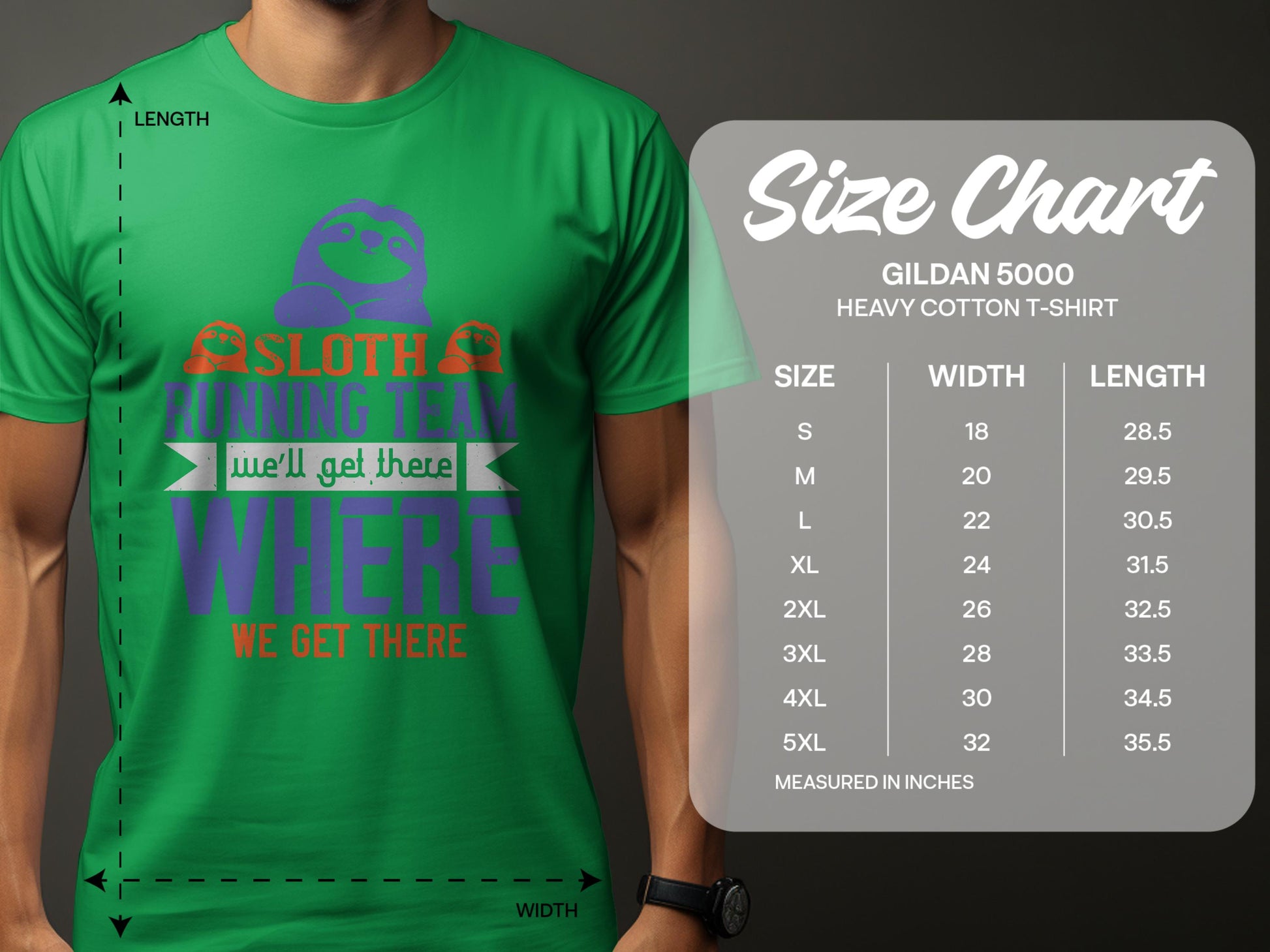 Sloth Running Team Graphic T-Shirt motivational product