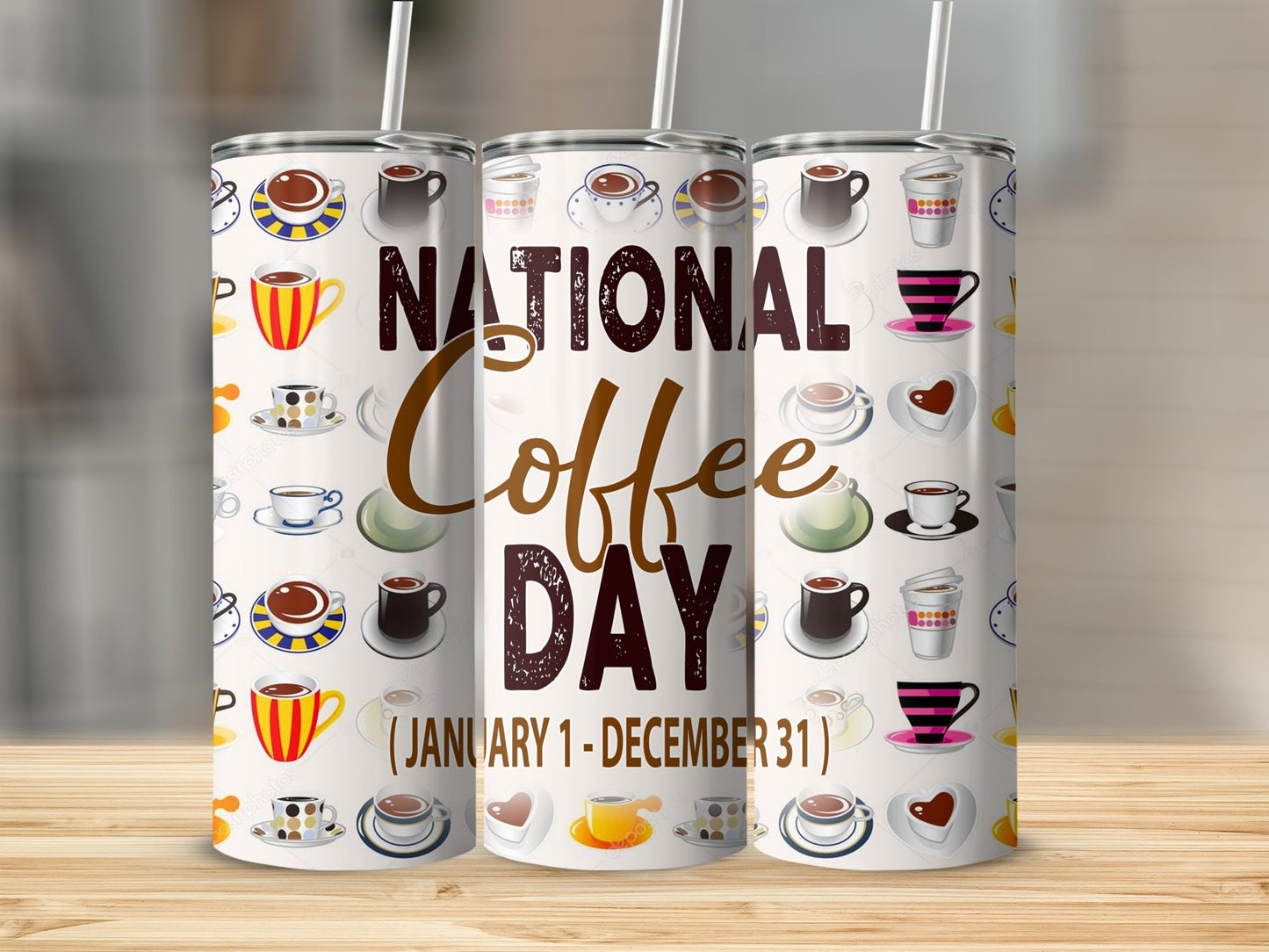 National Coffee Day Design for Beverage Container product