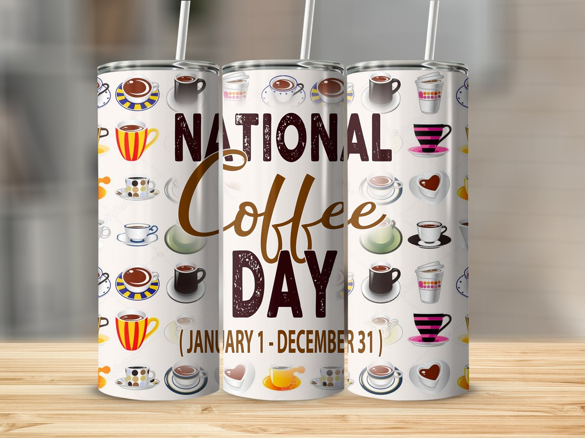 National Coffee Day Design for Beverage Container product