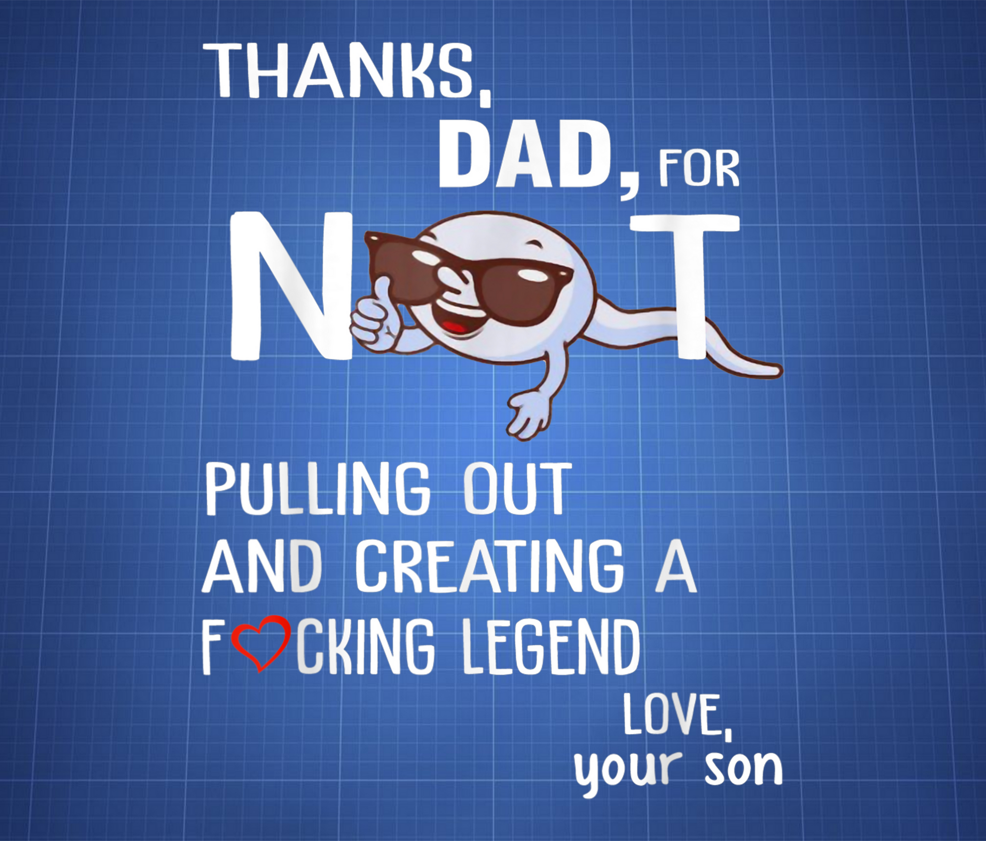 Funny Father's Day Message Daddy Humor product