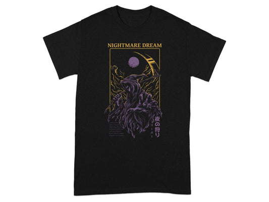 Nightmare Dream Graphic Black T-shirt product