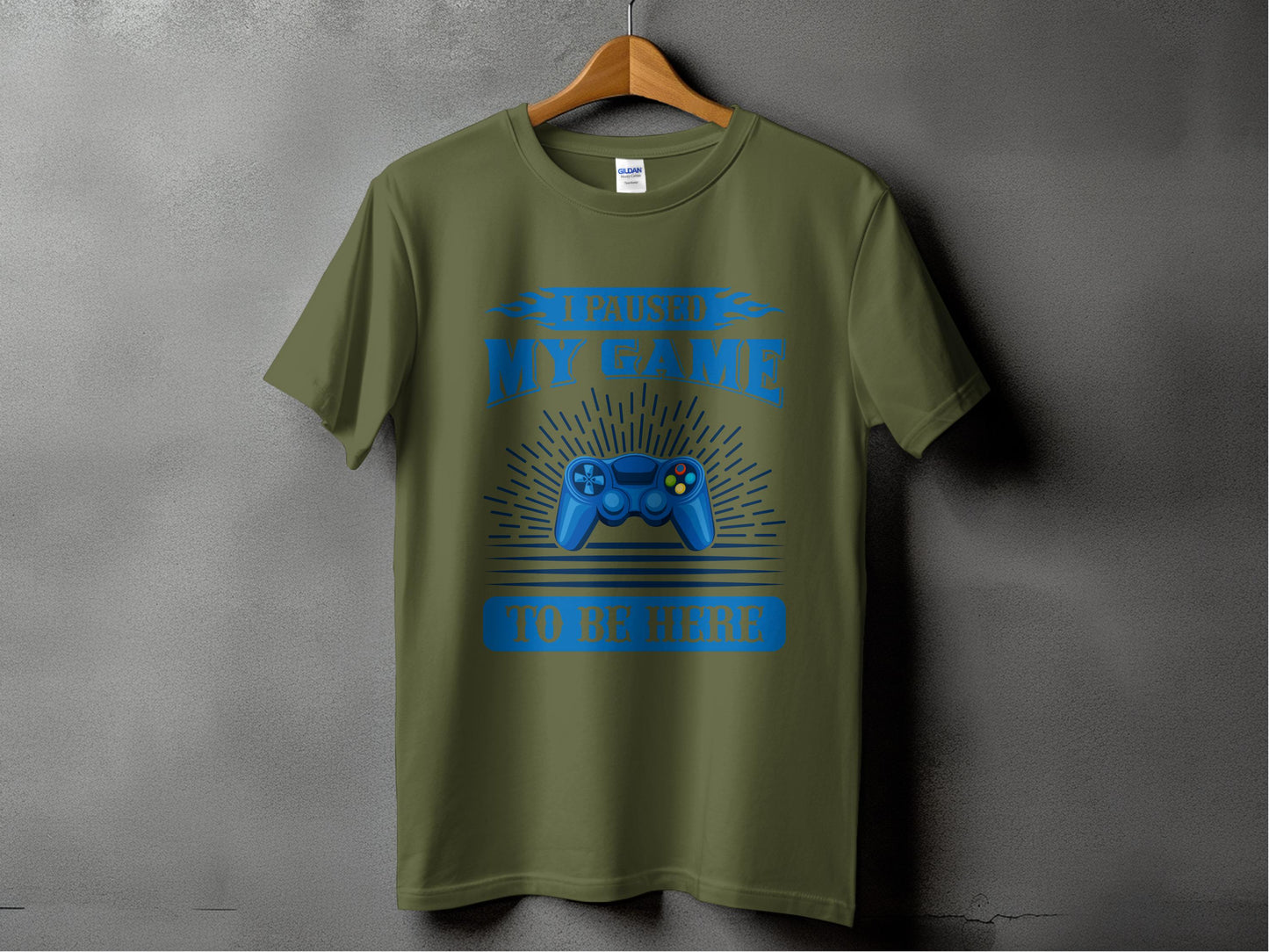 I Paused My Game To Be Here Printed T-shirt product