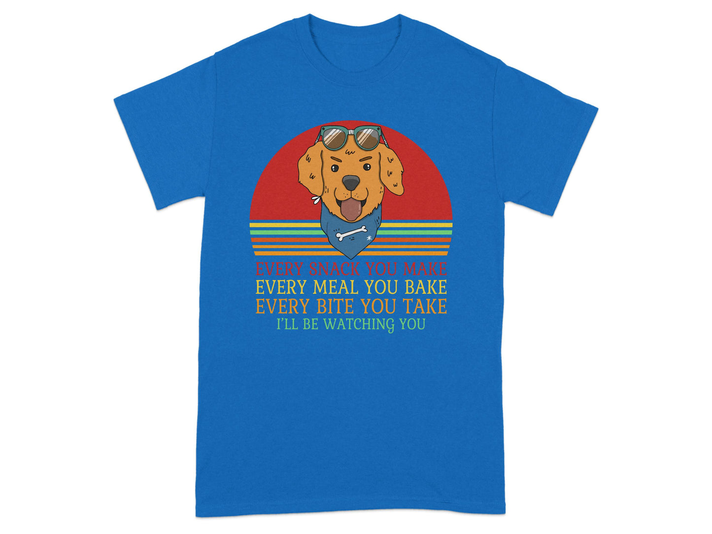 Funny Dog Watching You Parody Graphic T-shirt product type
