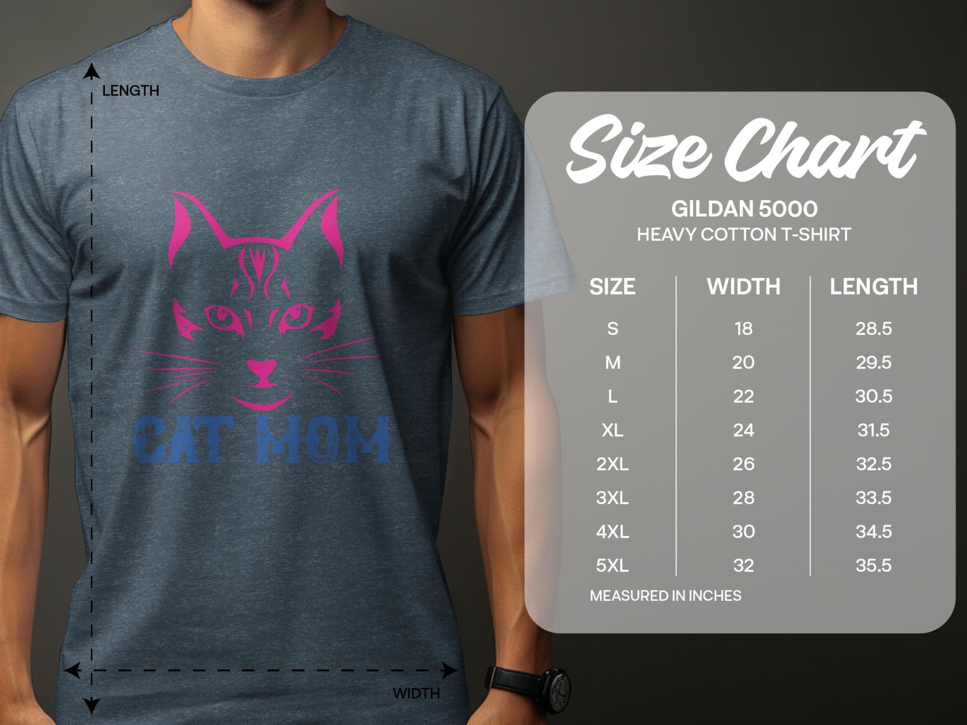 Cat Mom Graphic Tee Unisex Heavy Cotton T-Shirt product