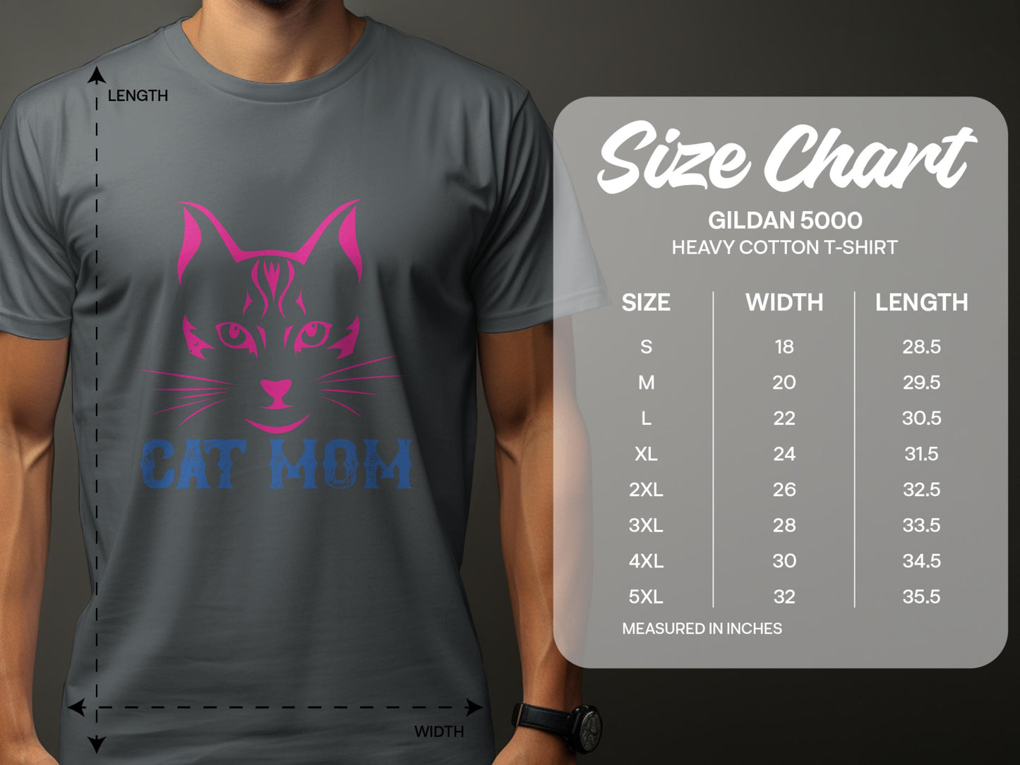 Stylish Grey Cat Mom Graphic T-Shirt product
