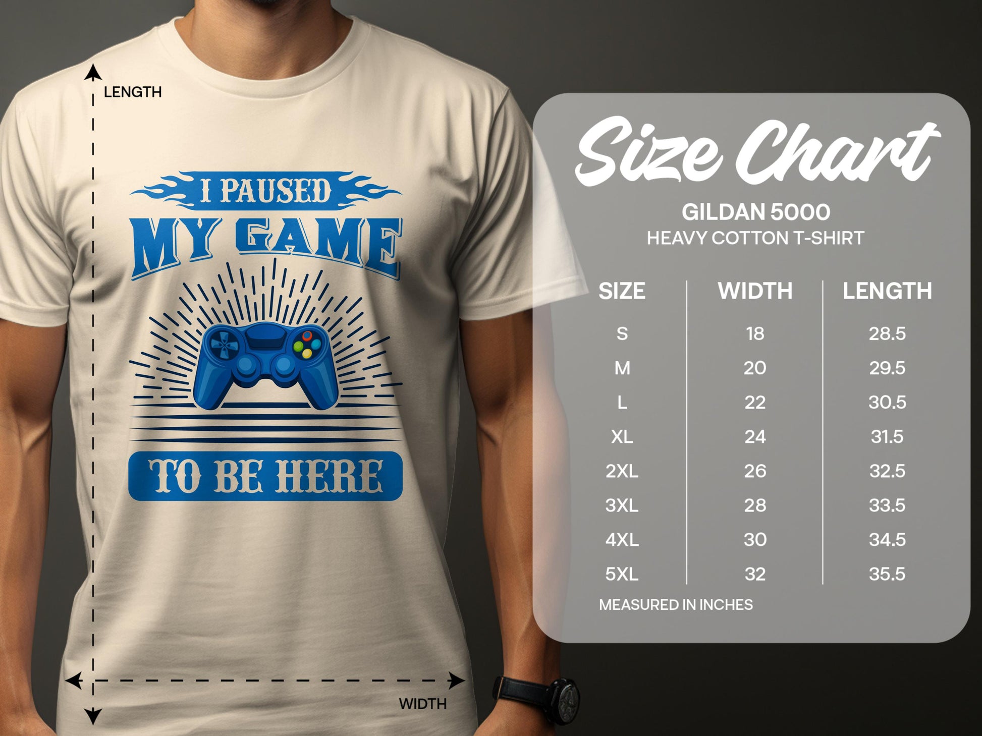 I Paused My Game To Be Here Graphic Tee Shirt product type