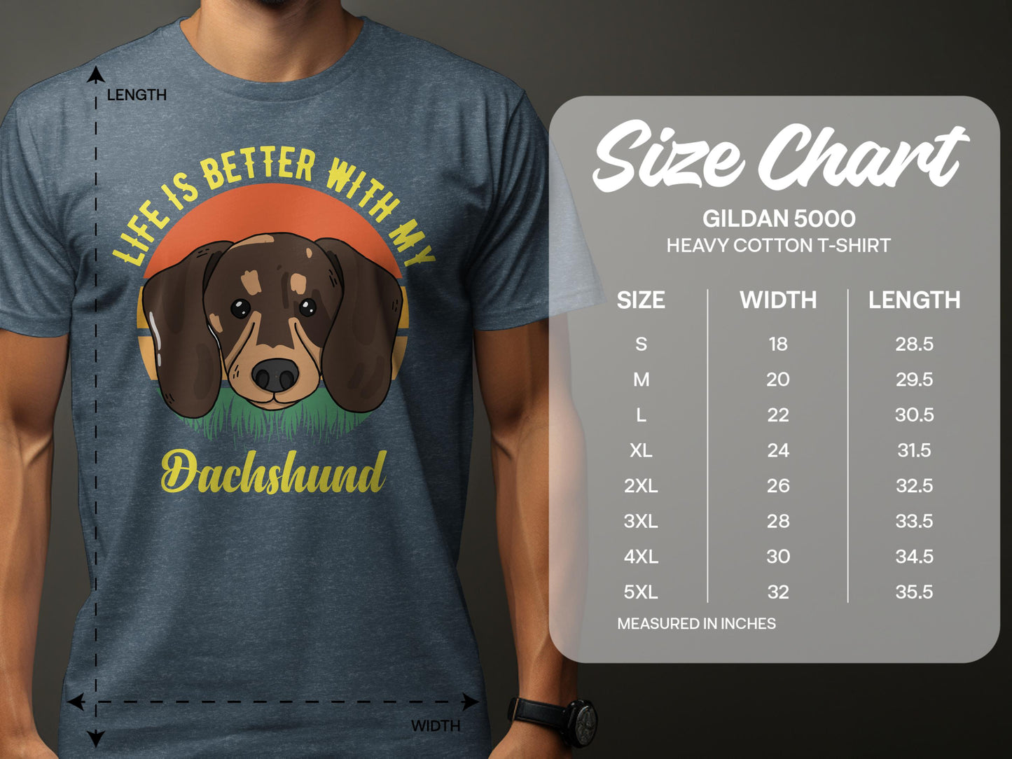 Life is Better With My Dachshund TShirt product type