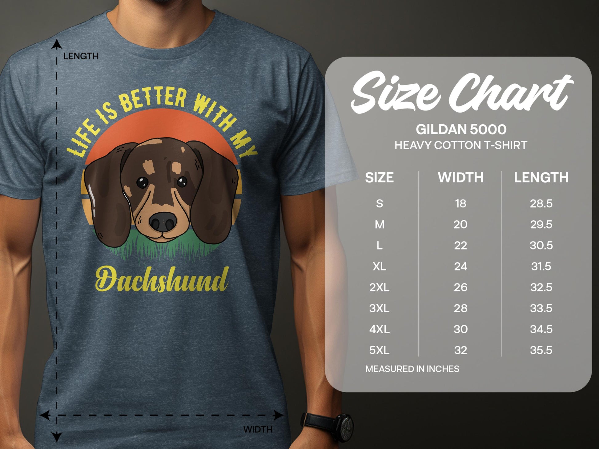Life is Better With My Dachshund TShirt product type