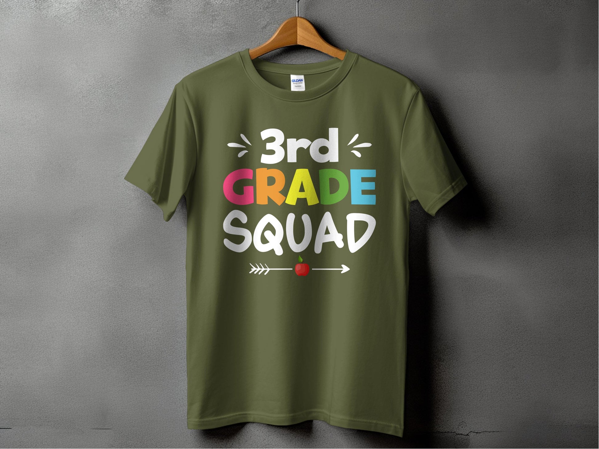 3rd Grade Squad Multicolor Fun Design Shirt product