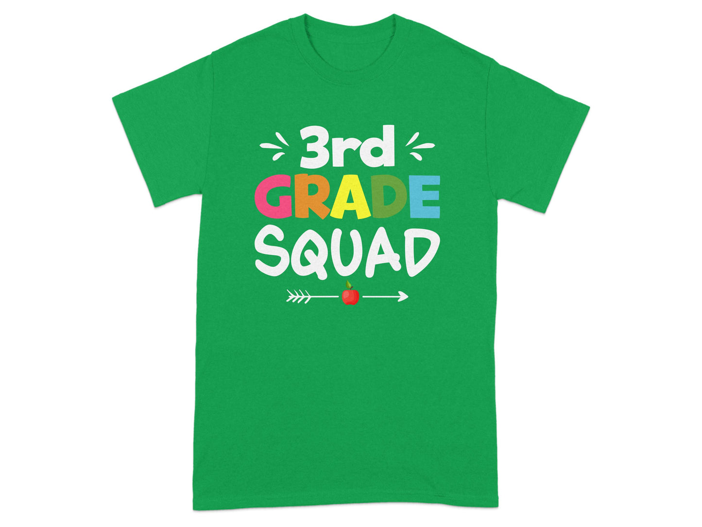 3rd Grade Squad Colorful Arrow Graphic T shirt product