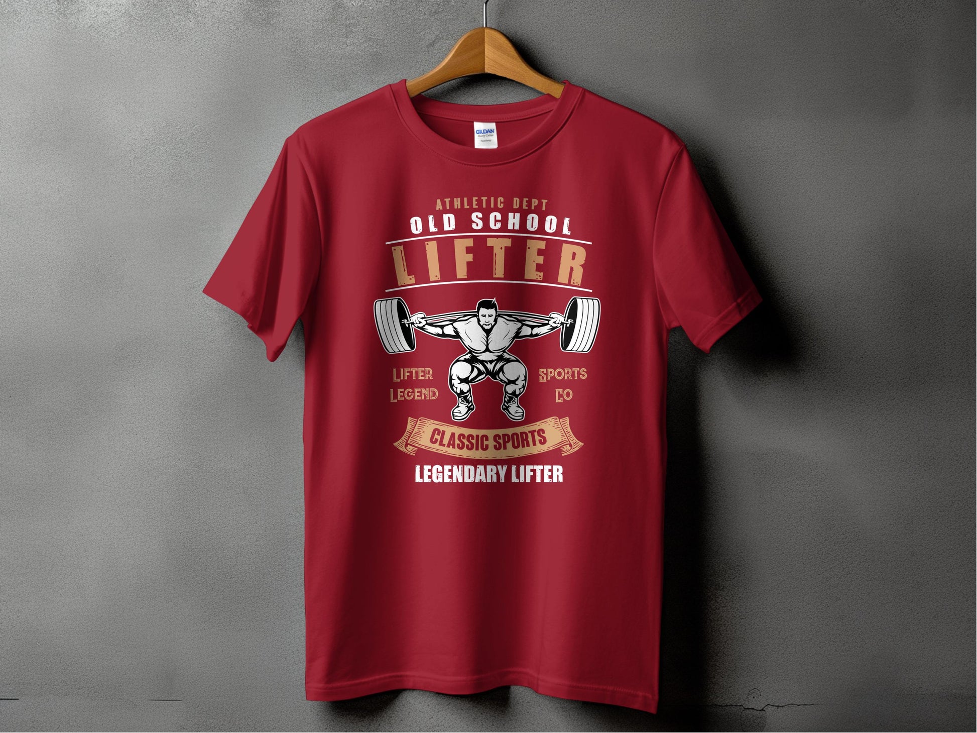 Legendary Classic Sports Weightlifting T-Shirt product type