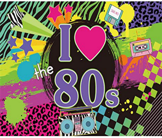I Love the 80s Retro Party Decoration Product