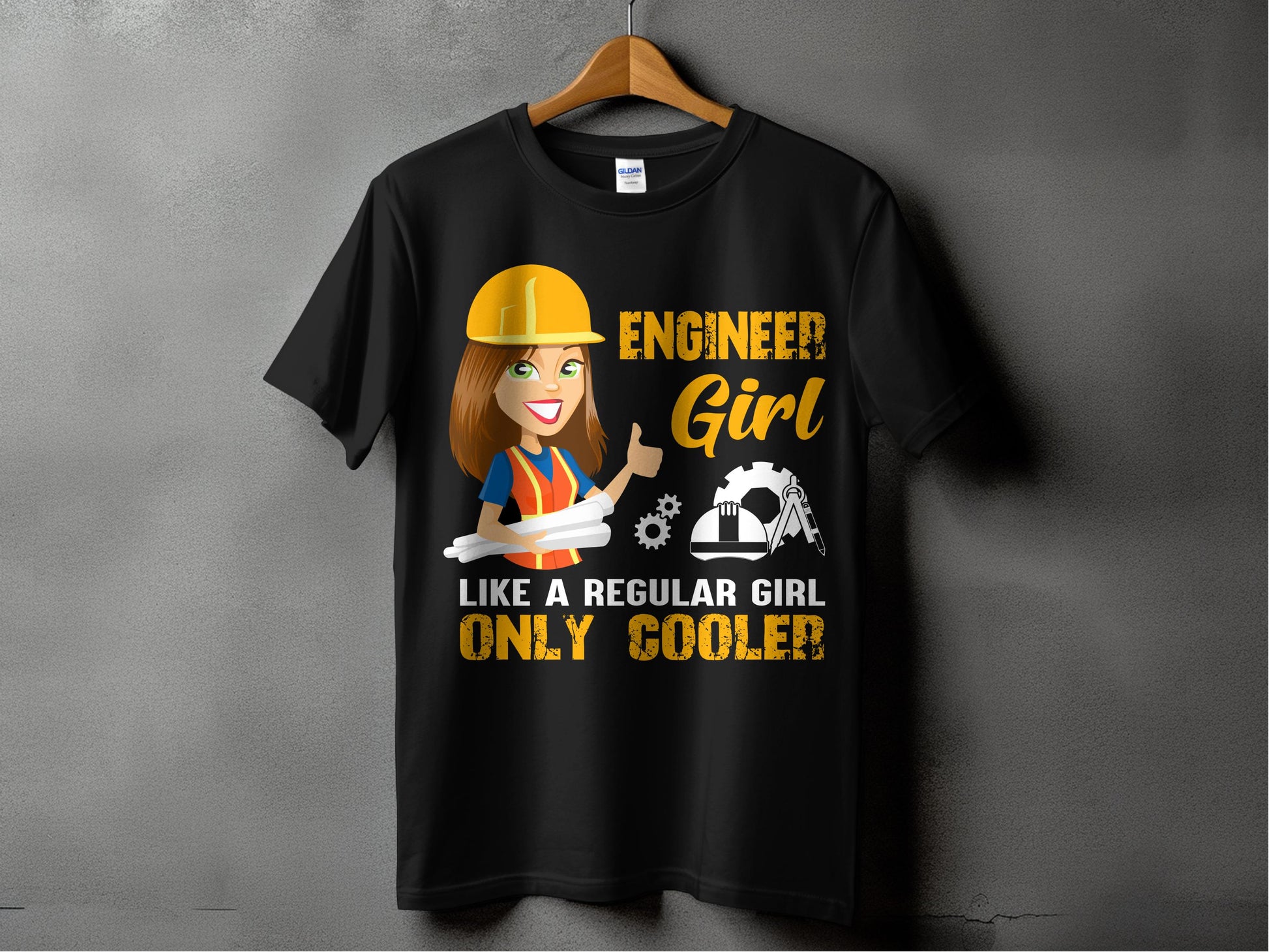 Engineer Girl Like a Regular Girl Cool T-shirt product